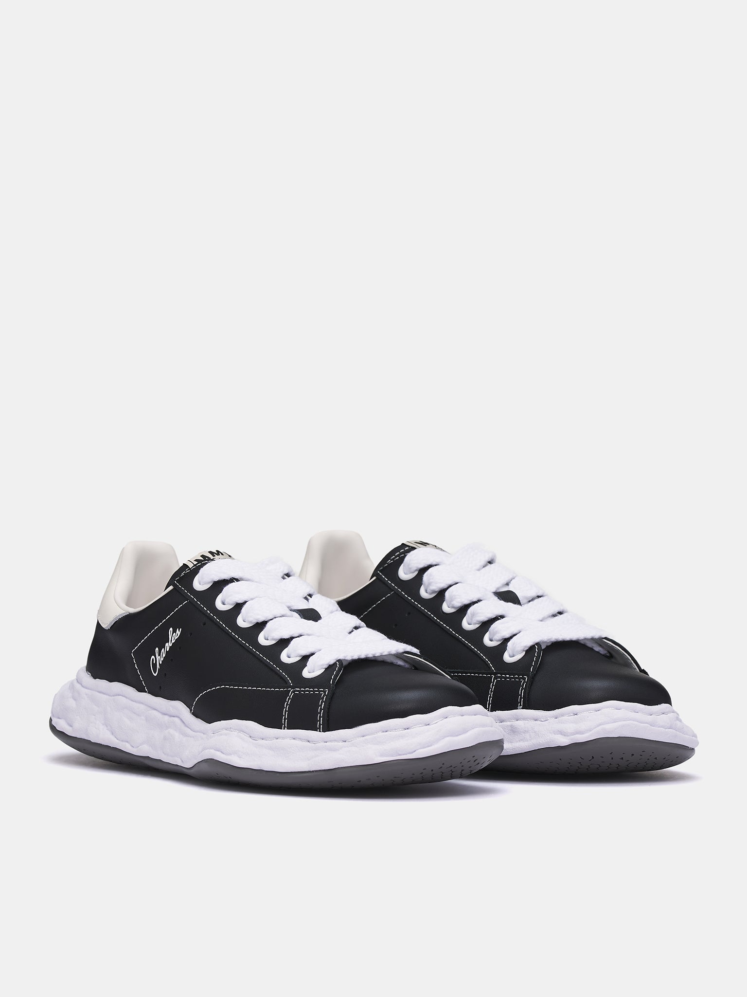 Leather Charles OG Sneakers (A12FW701-BLACK)