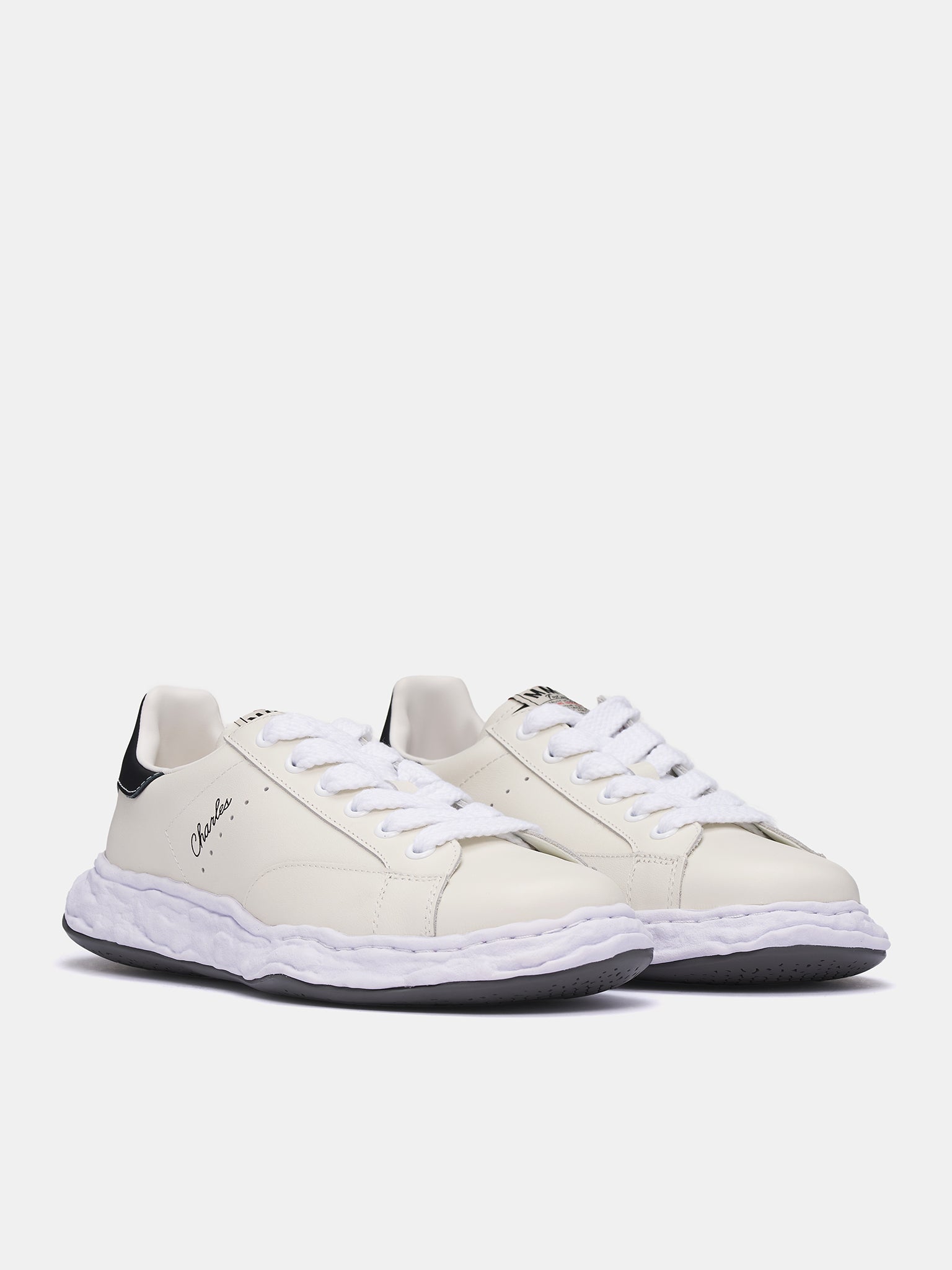 Leather Charles OG Sneakers (A12FW701-WHITE)