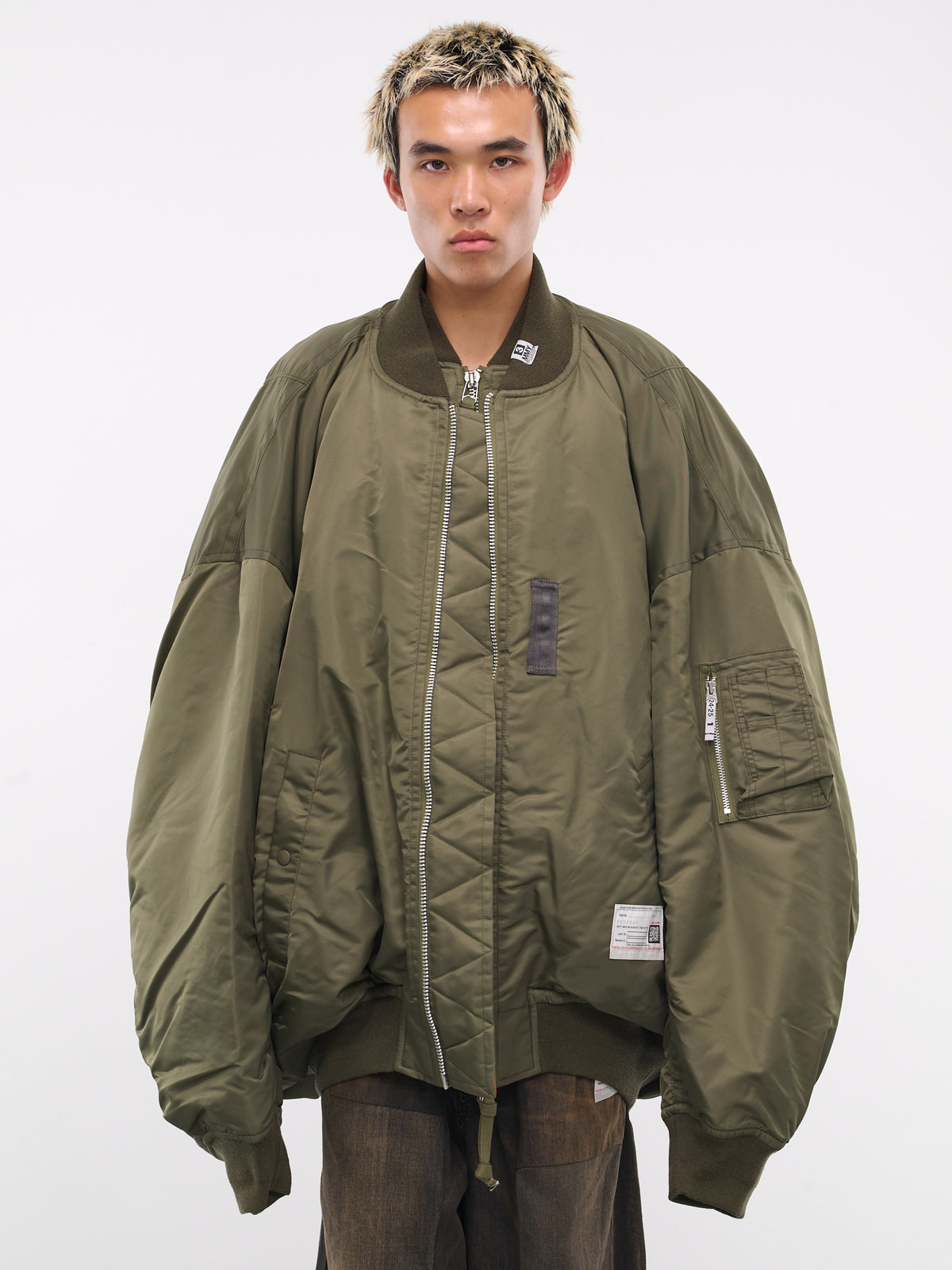 Oversized Bomber Jacket (A13BL053-KHAKI)