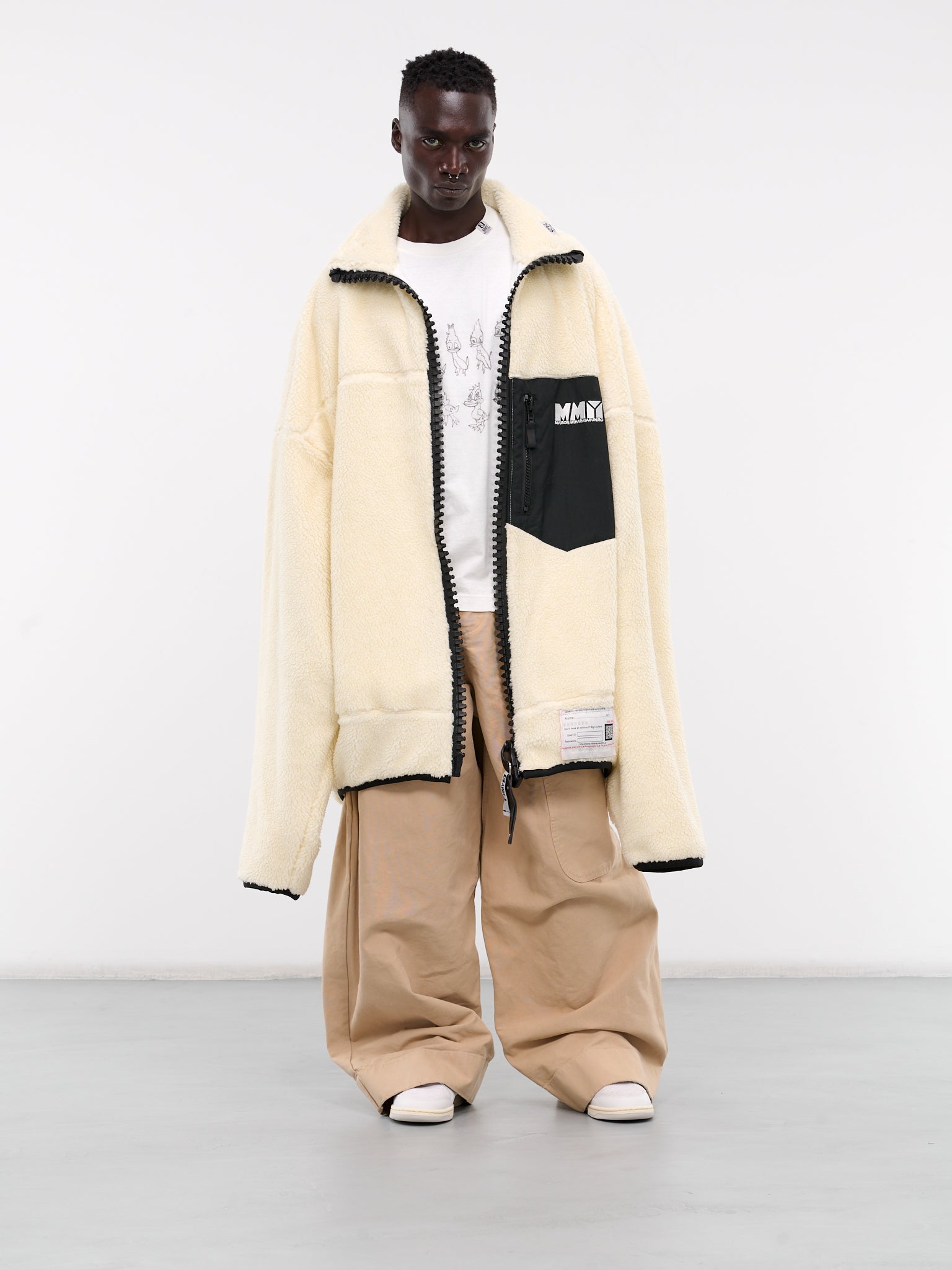MIHARAYASUHIRO Oversized Fleece Jacket  | H. Lorenzo - styled