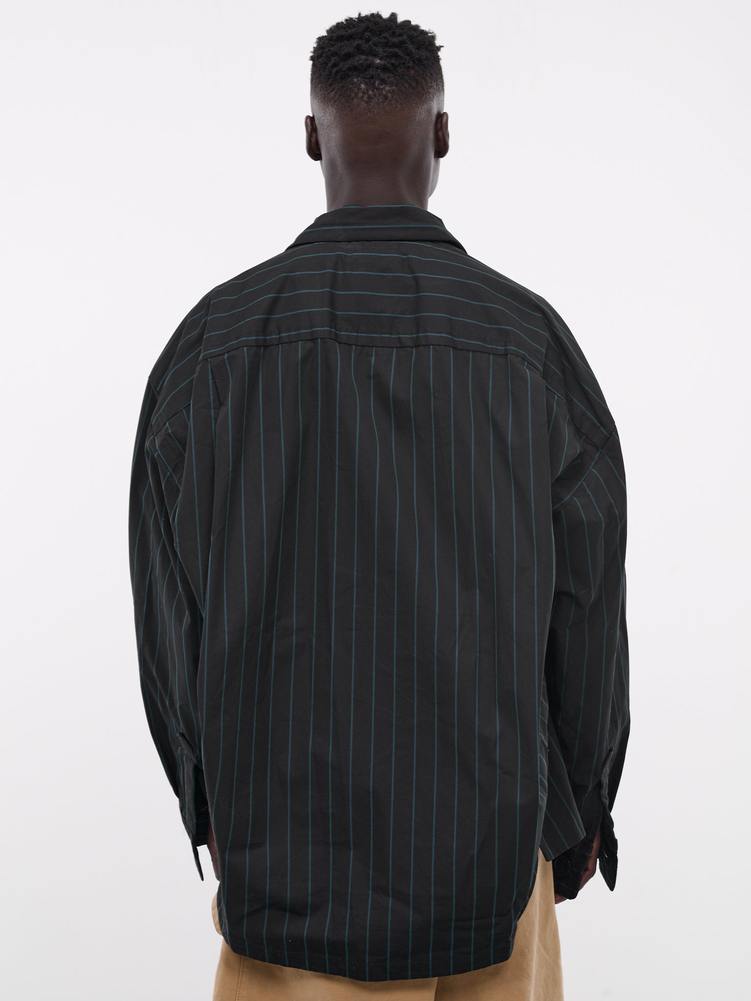 Stripe Shirt (A13SH081-BLACK)
