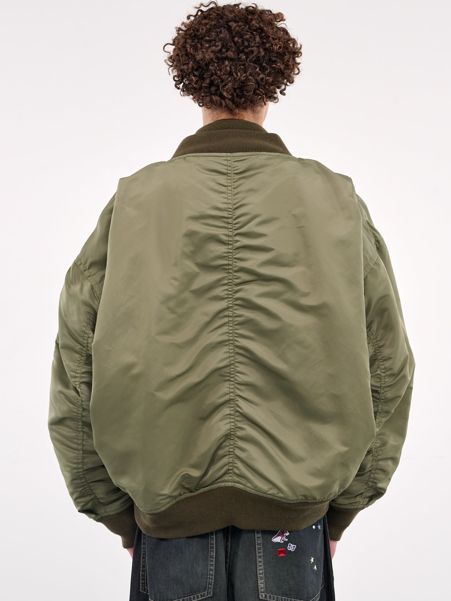 Layered Bomber Jacket (A14BL056-KHAKI)