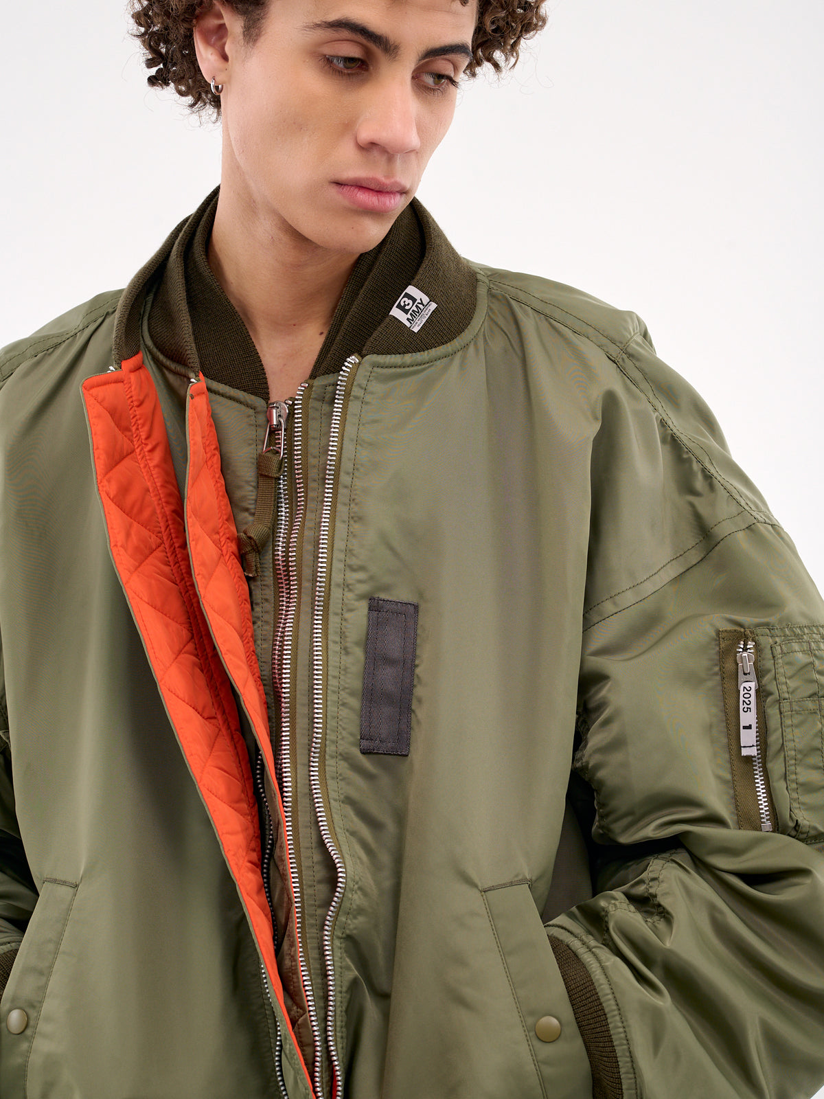 Layered Bomber Jacket (A14BL056-KHAKI)