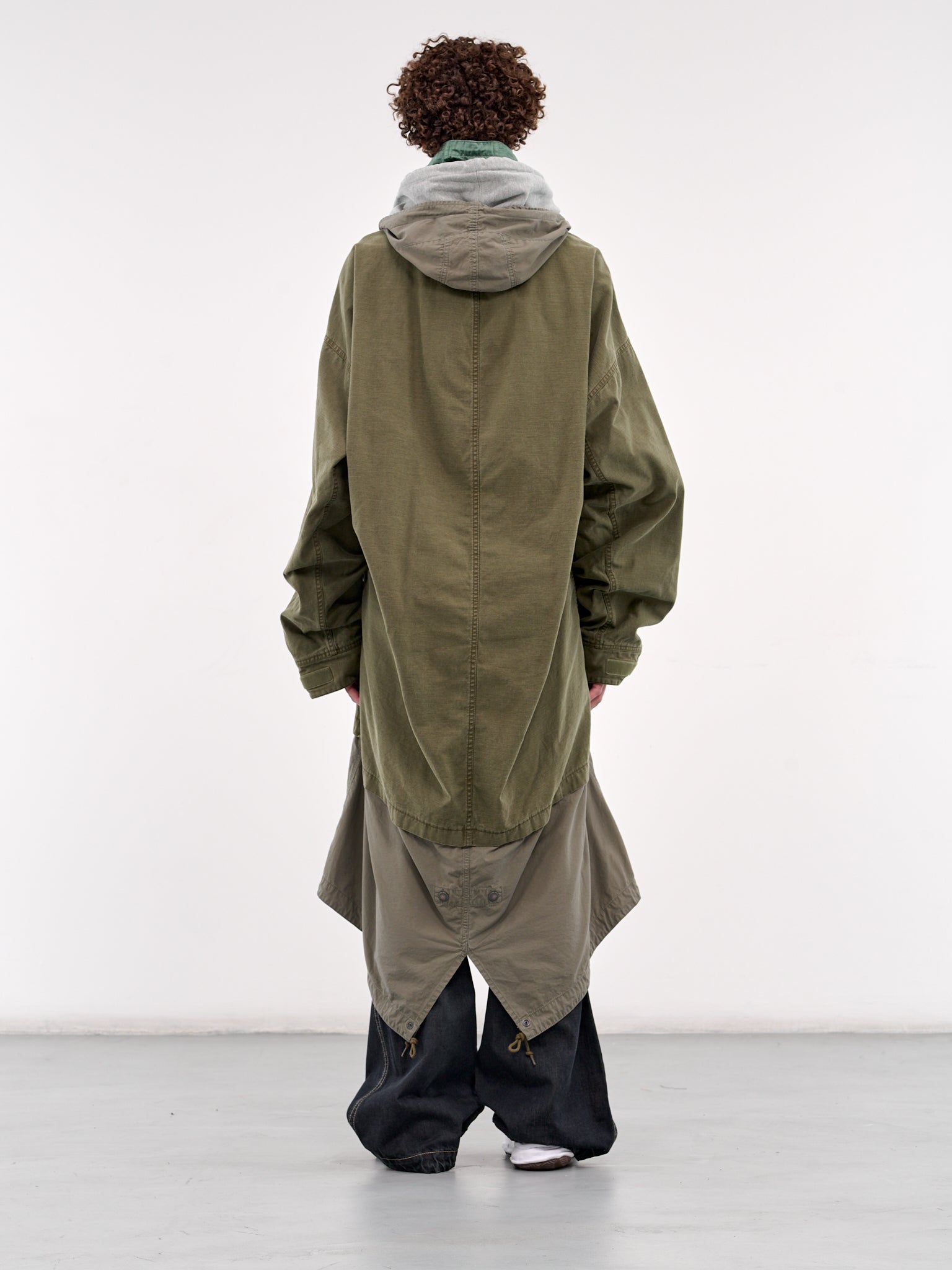 Layered Military Coat (A14CT041-KHAKI)