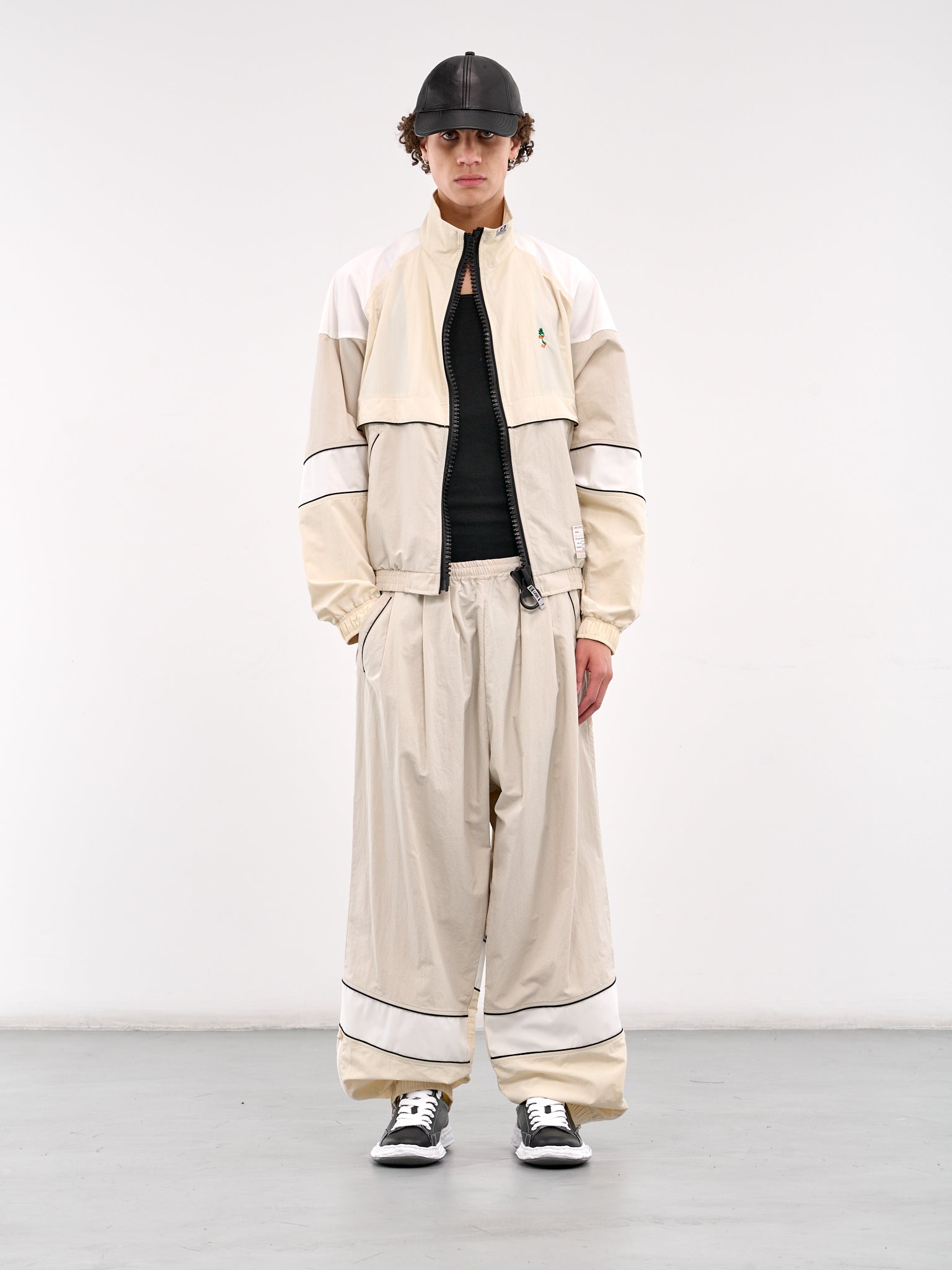 Baggy Track Pants (A14PT592-BEIGE)