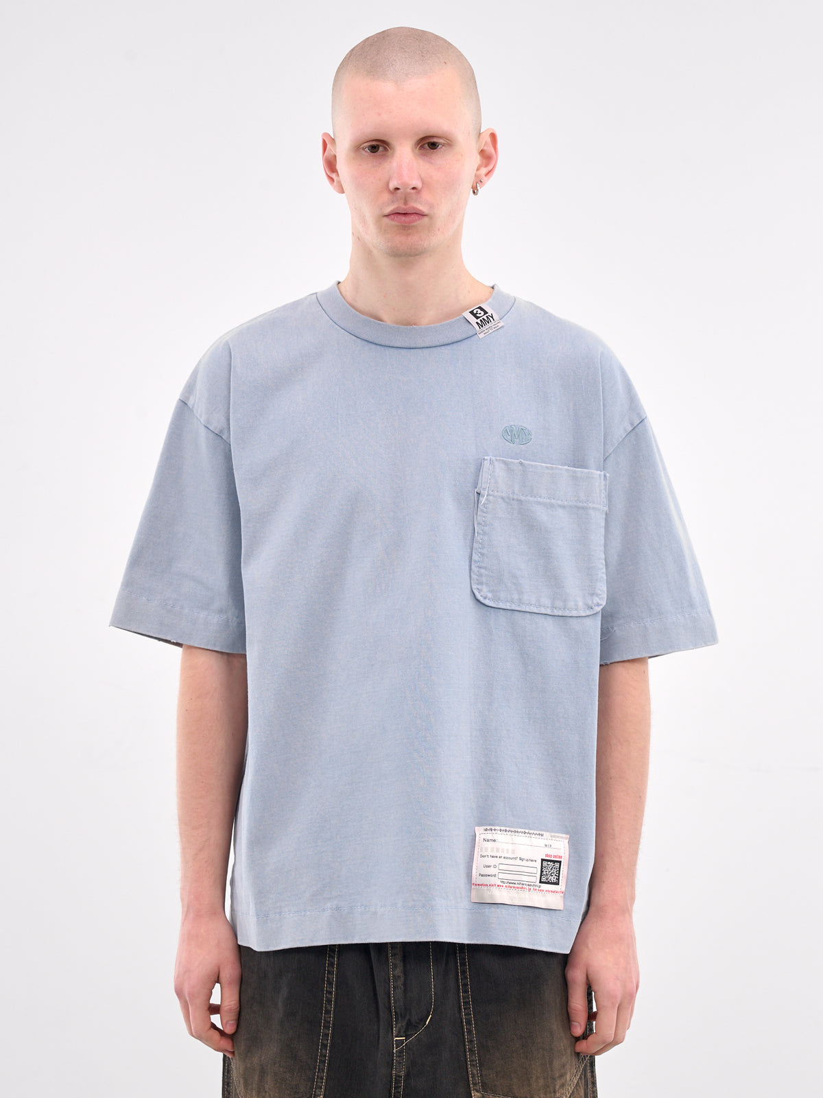 Oversized Pocket Tee (A14TS601-BLUE)