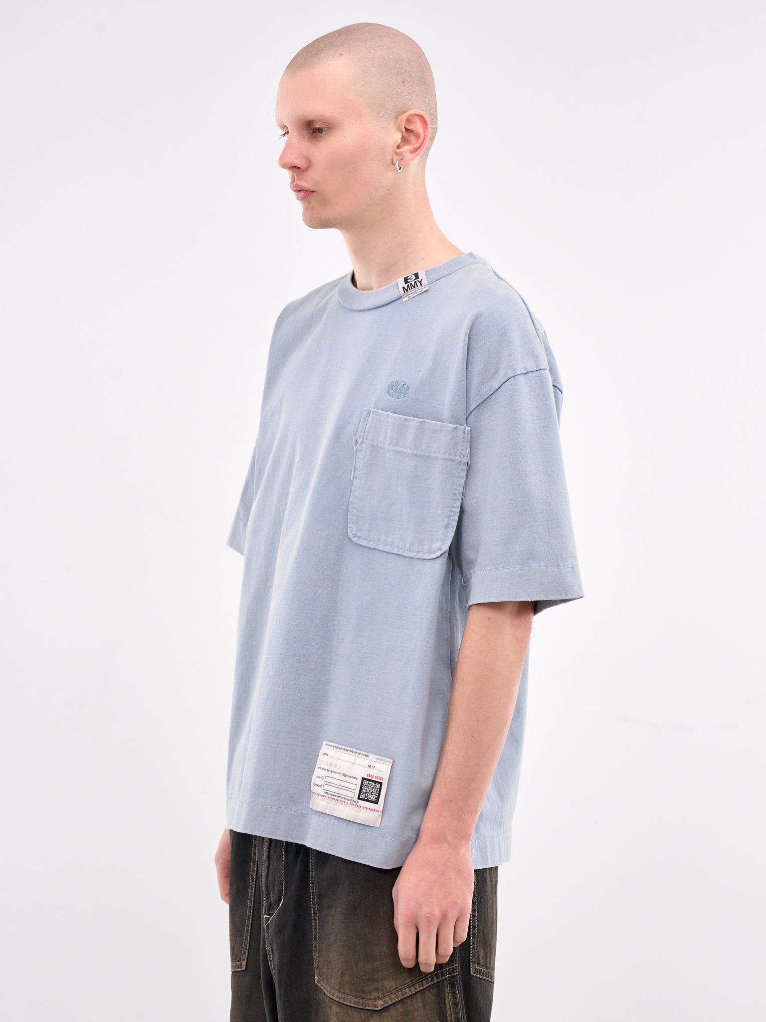 Oversized Pocket Tee (A14TS601-BLUE)