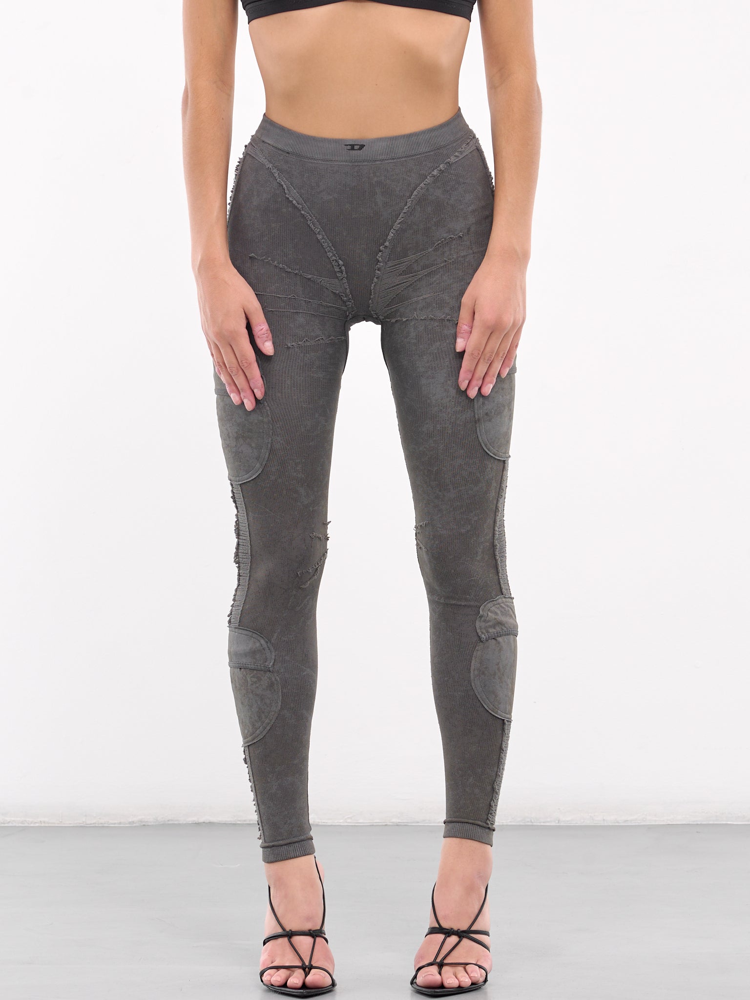 Distressed Leggings (A15449-0JPAN-ASH-GREY)