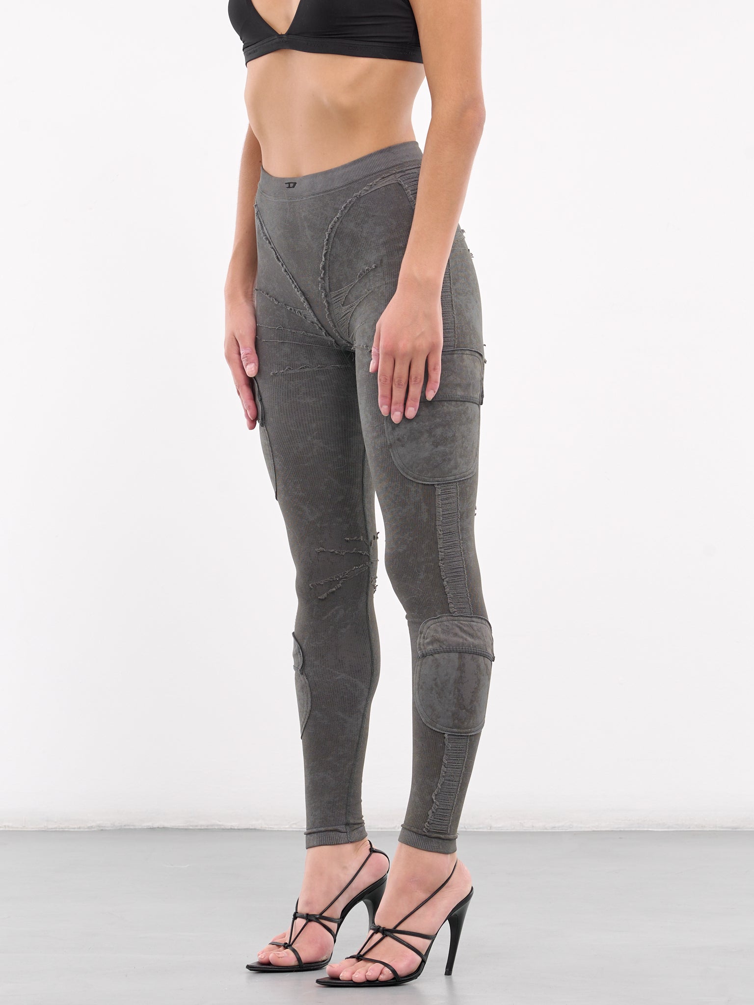 Distressed Leggings (A15449-0JPAN-ASH-GREY)