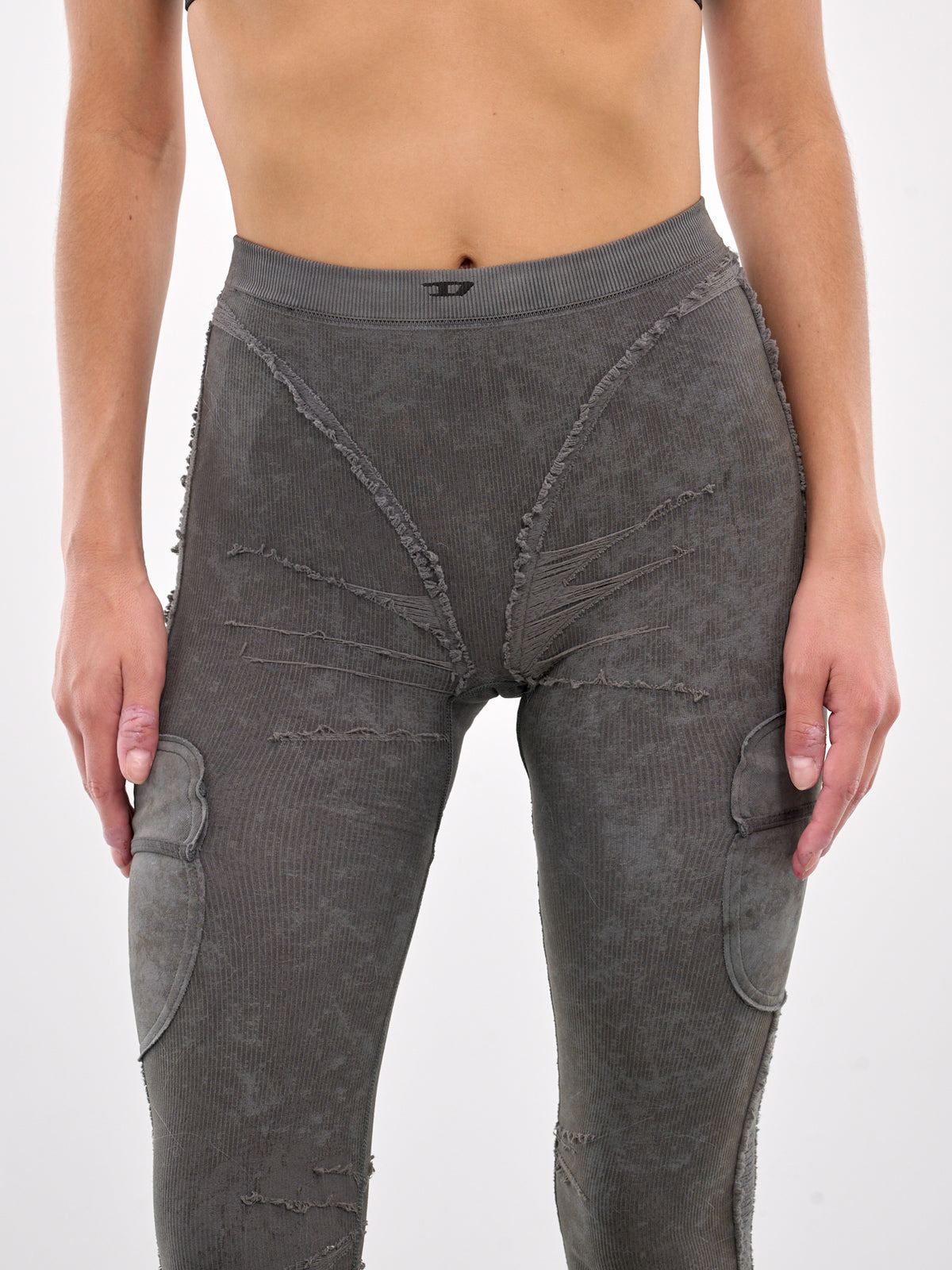 Distressed Leggings (A15449-0JPAN-ASH-GREY)