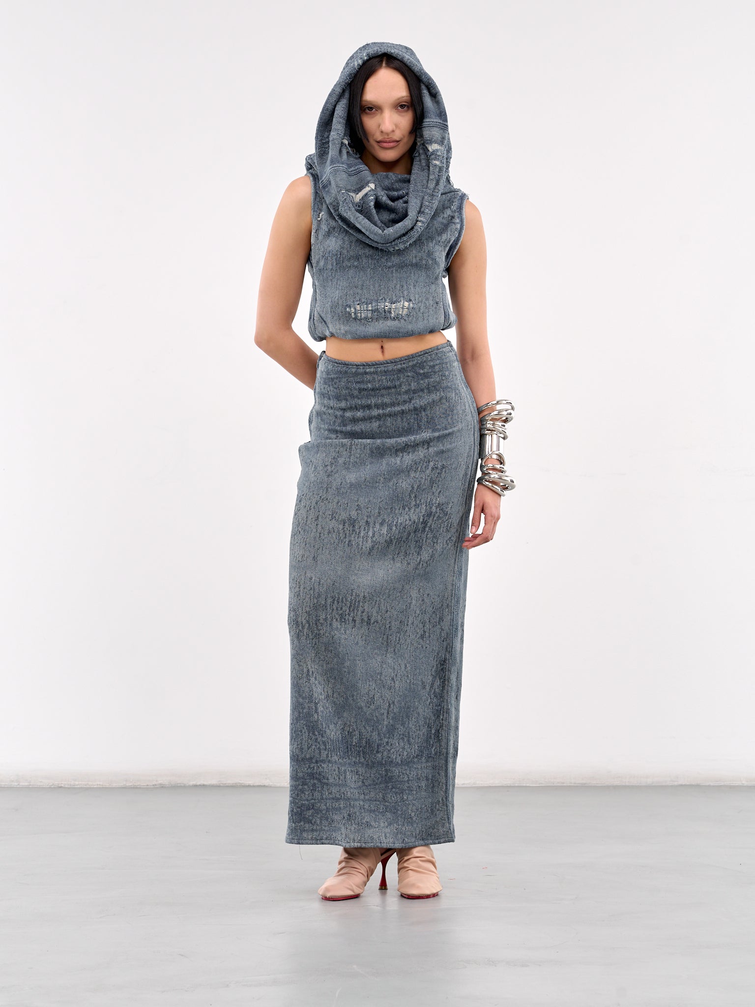 Denim Maxi Skirt (A18934-068RQ-DENIM0