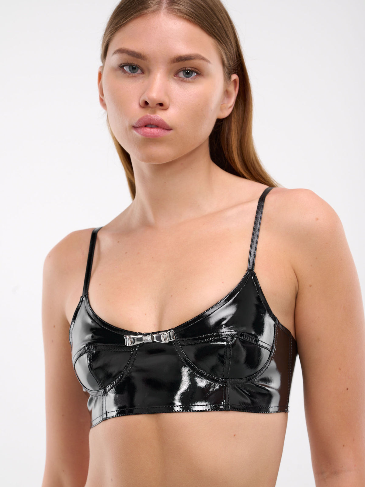 BLUMARINE Patent Leather Bra | H. Lorenzo - detail 2