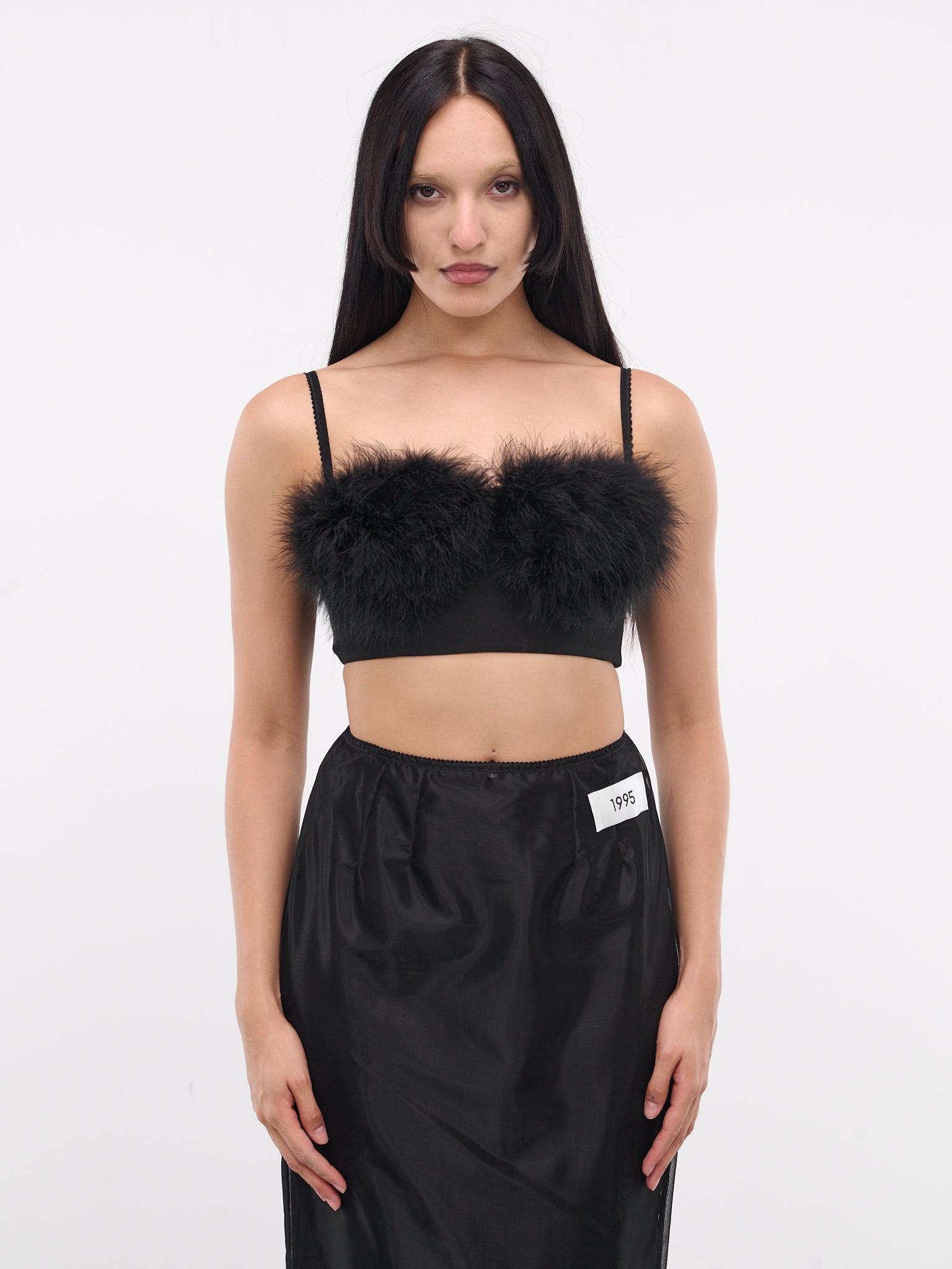 BLUMARINE Feather Bra | H. Lorenzo - front