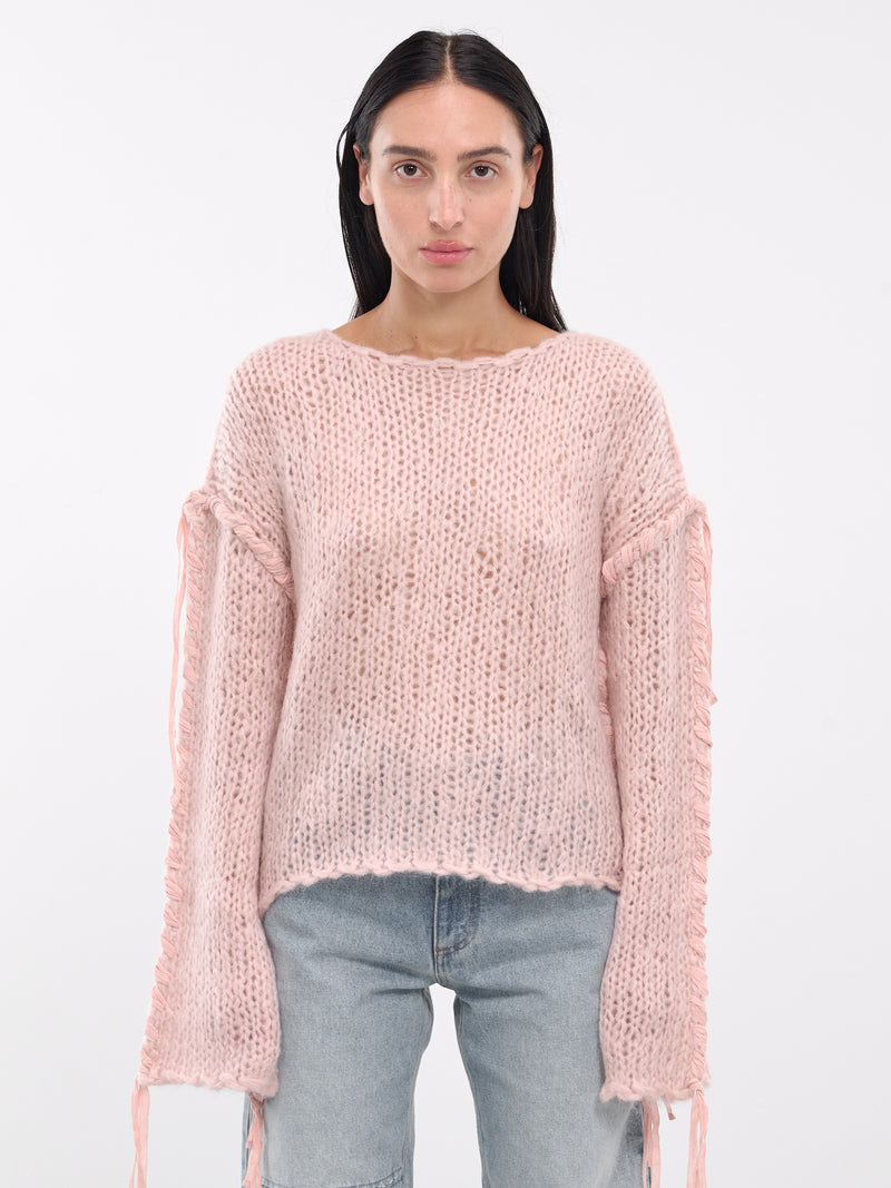 Lacing Knit Jumper (A60544-AD4-LIGHT-PINK)