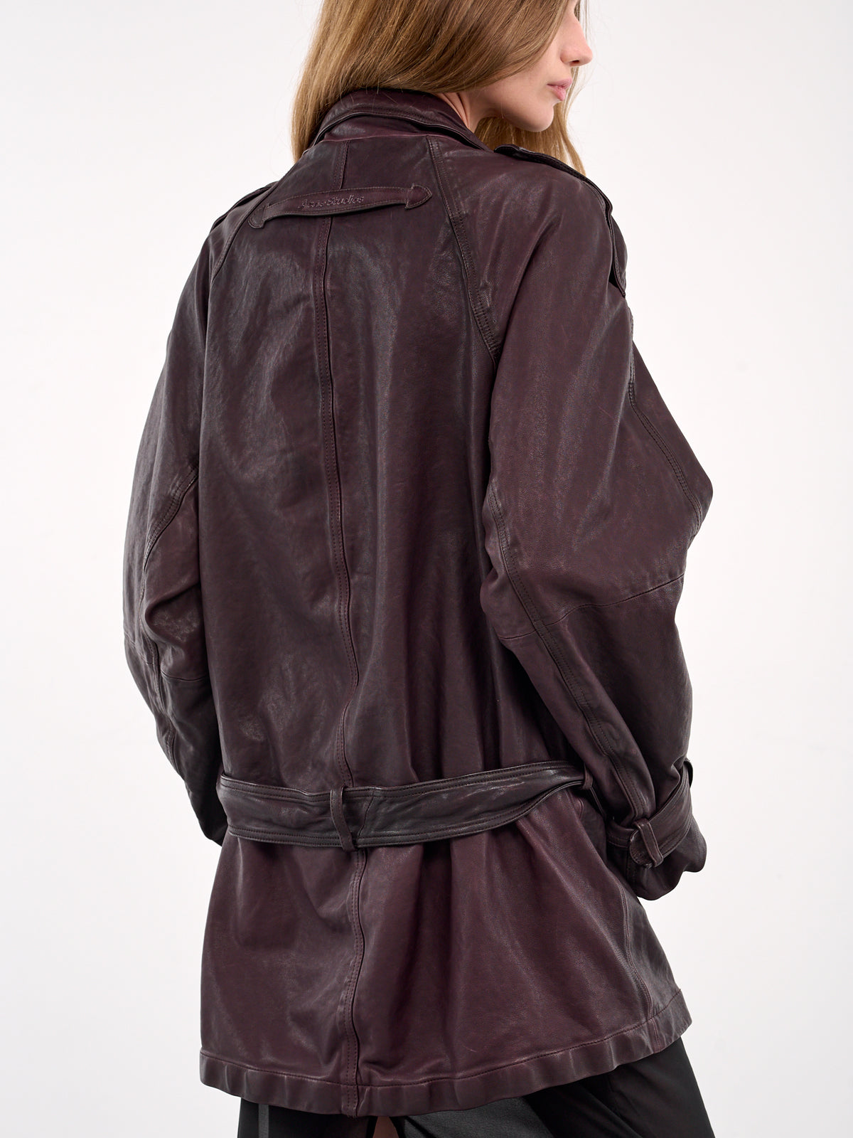 Leather Jacket (A70188-DARK-BROWN)