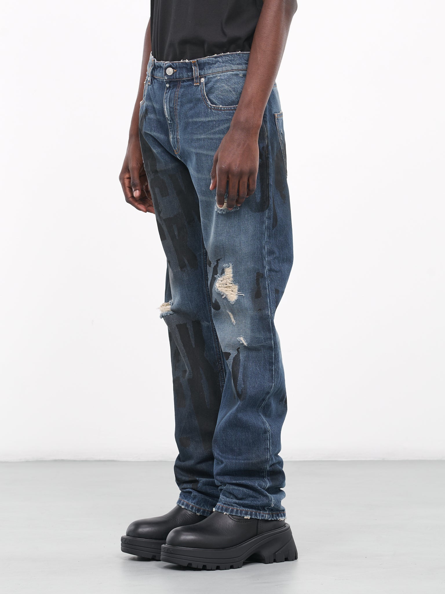 Flood Jeans Mark (AAUPA0416FA01-BLU0014-MID-BLUE)