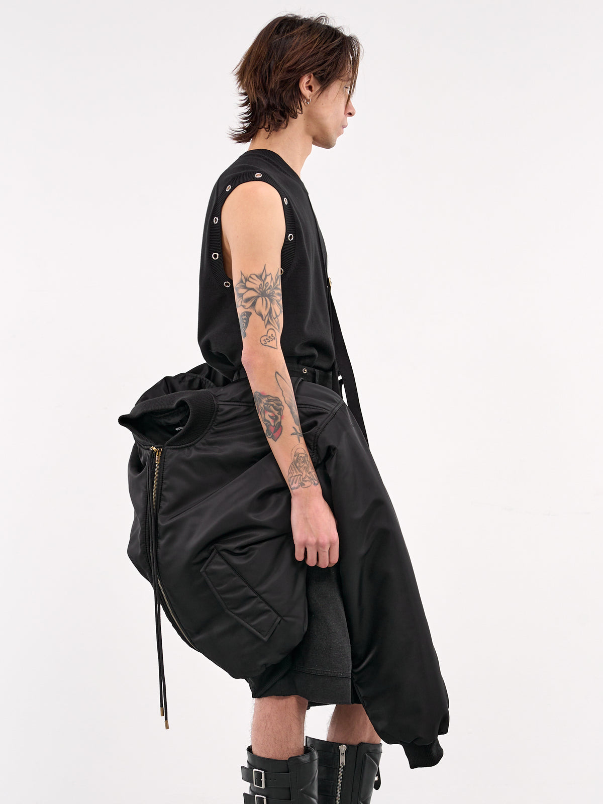 WE11DONE Bomber Jacket Bag | H. Lorenzo - front