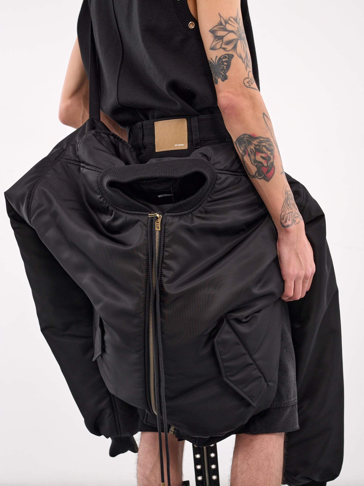 WE11DONE Bomber Jacket Bag | H. Lorenzo - detail