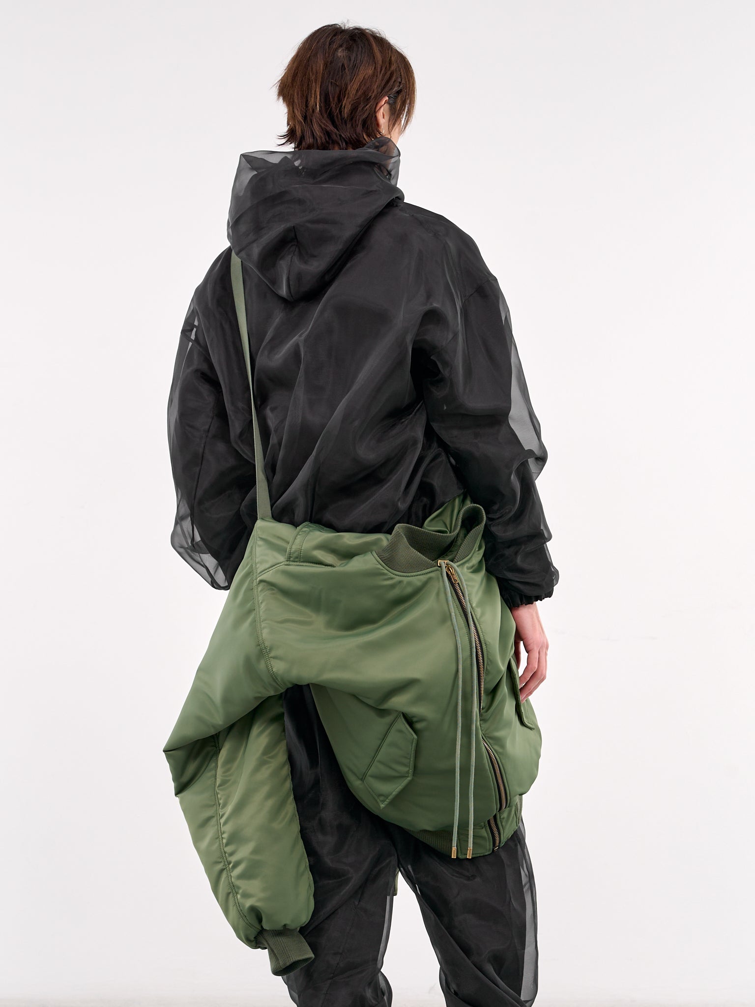 WE11DONE Bomber Jacket Bag | H. Lorenzo - back