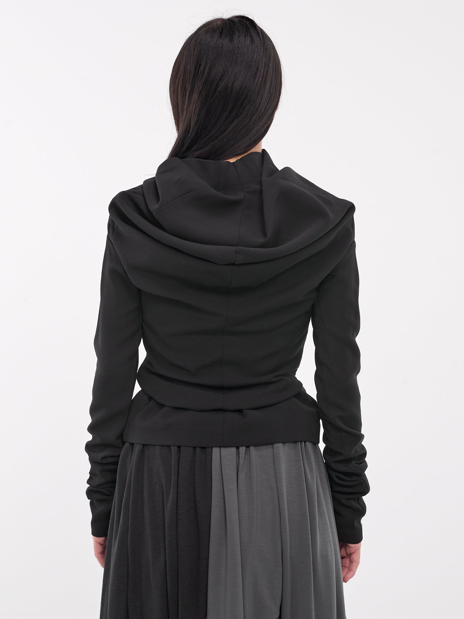 High Neckline Blouse (AC0703-900-BLACK)