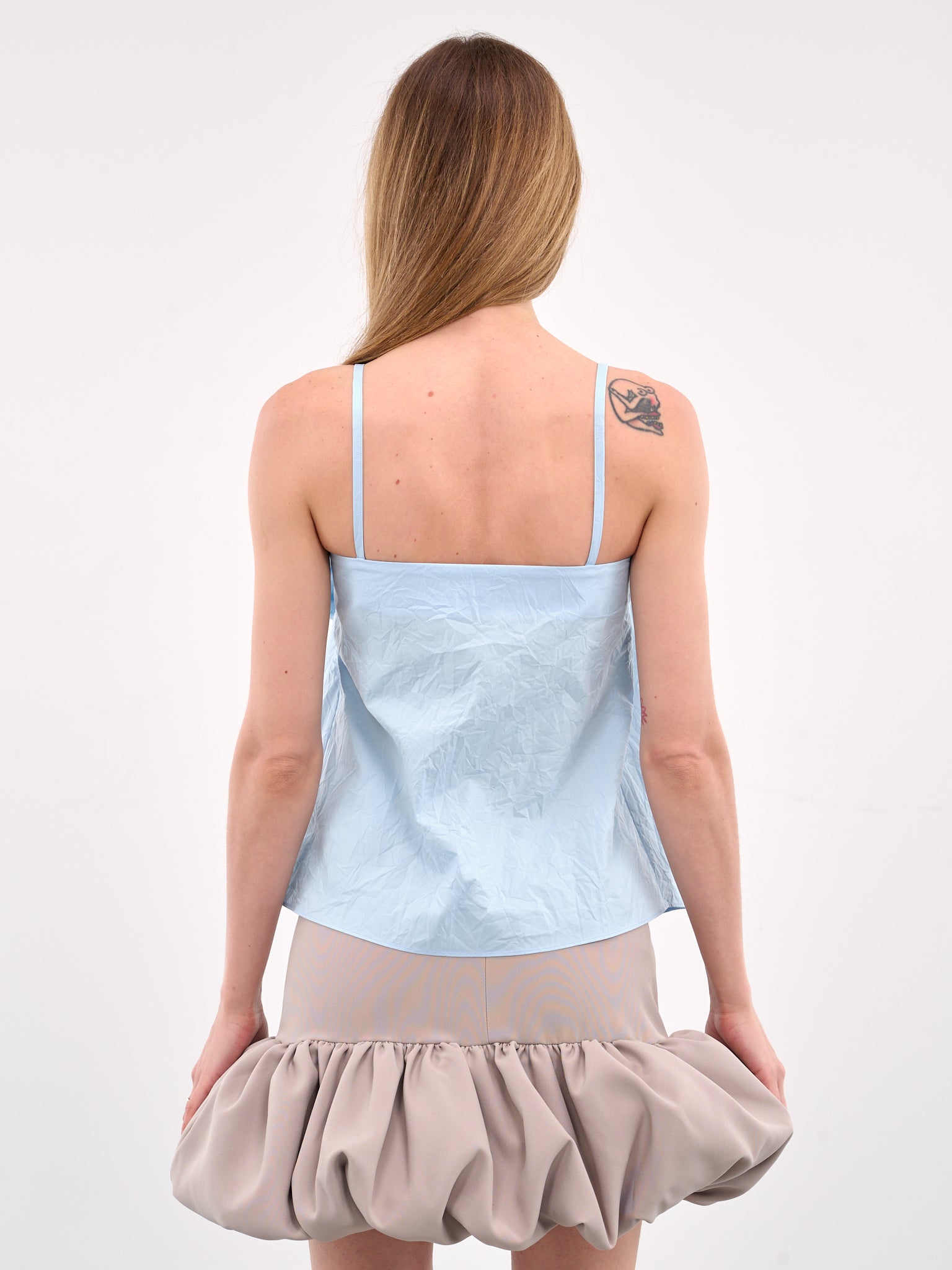 Oversized Bow Blouse (AC0728-LIGHT-BLUE)