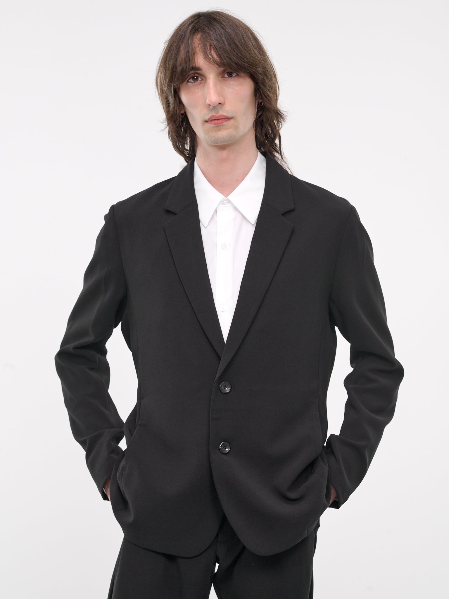 Single-Breasted Blazer (AC42-004-BLACK)