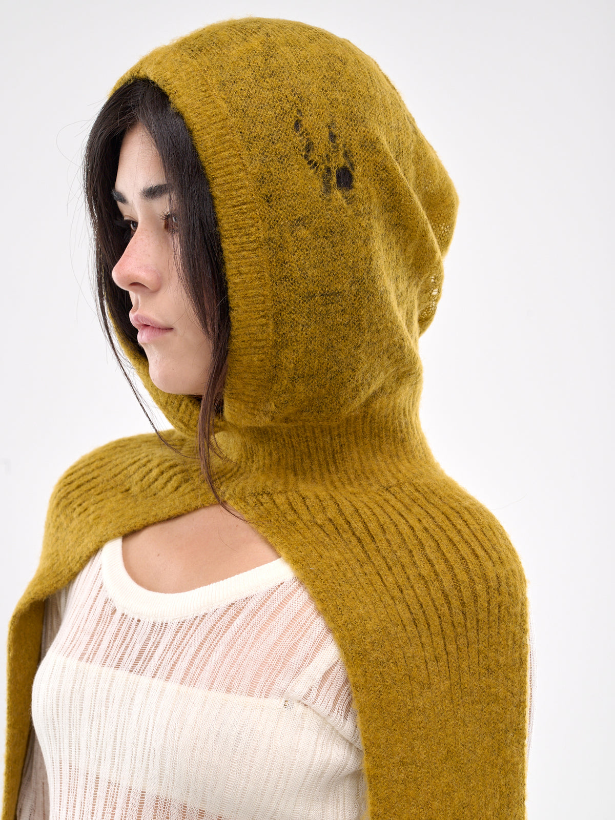 Knit Scarf Hood (ACC-02GR-GINGER)