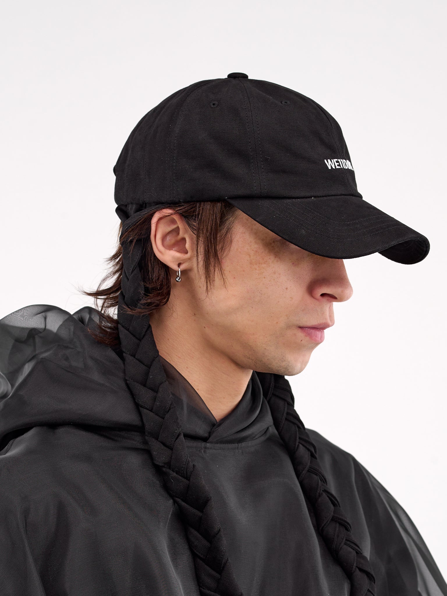 Braid Detail Cap (AH0-25-430-BLACK)