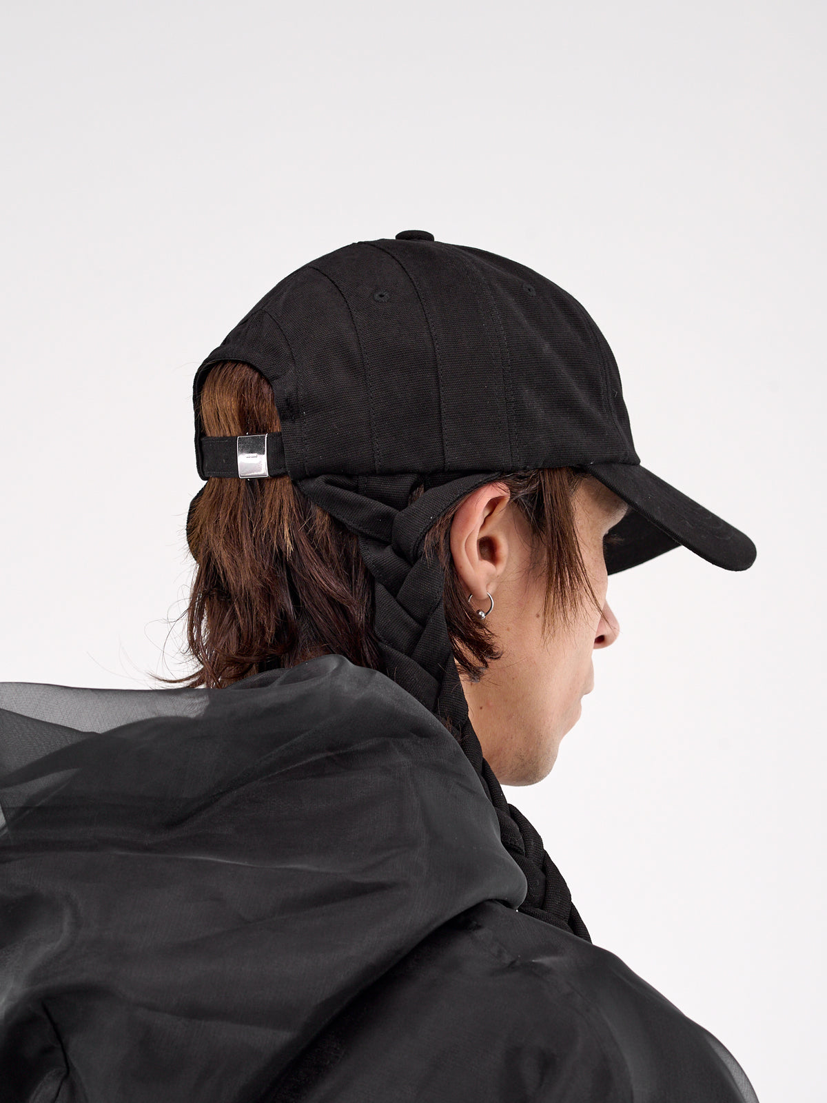 Braid Detail Cap (AH0-25-430-BLACK)