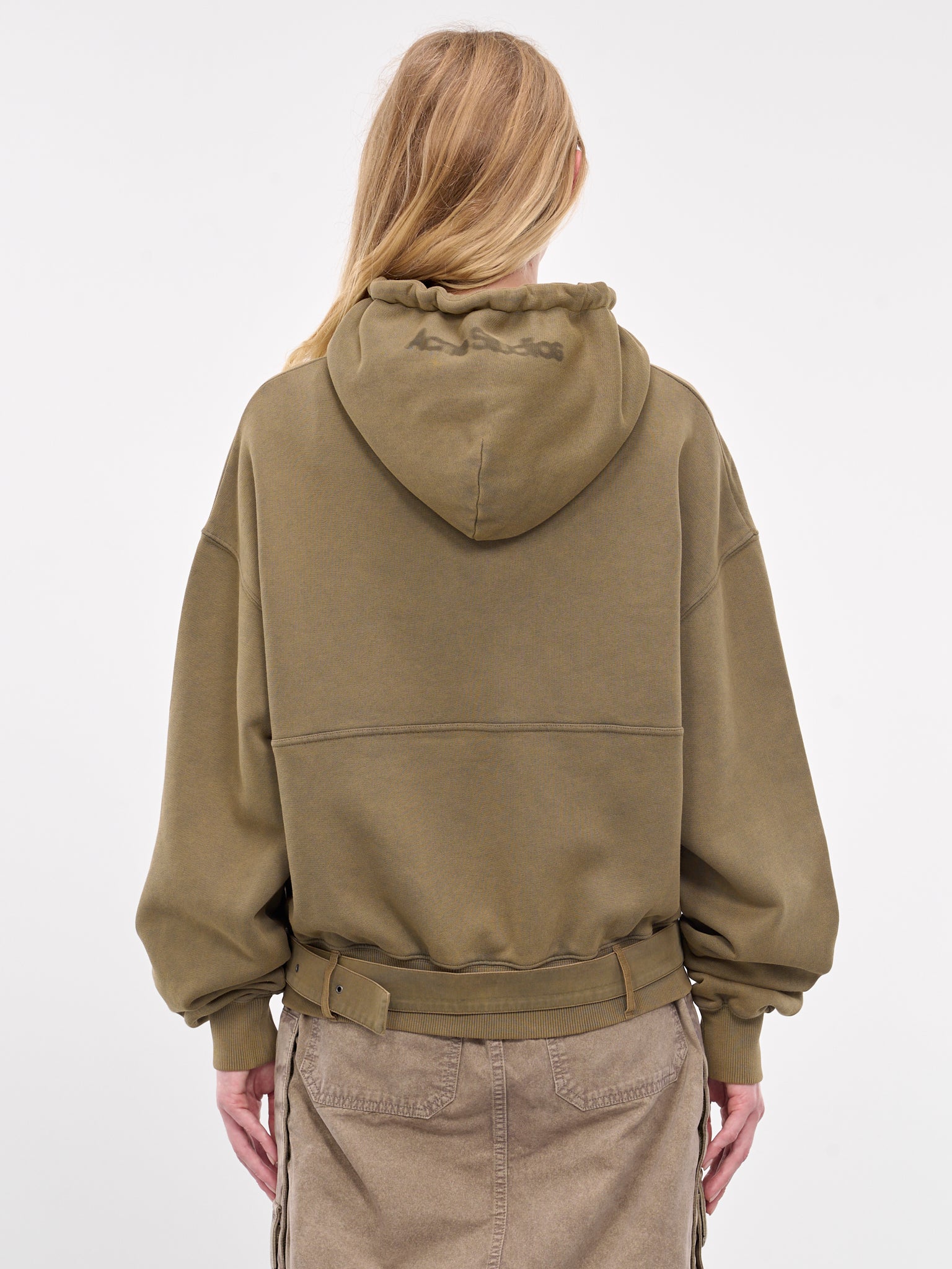 Blurred Logo Hoodie (AI0156-DLD-MUD-BROWN)