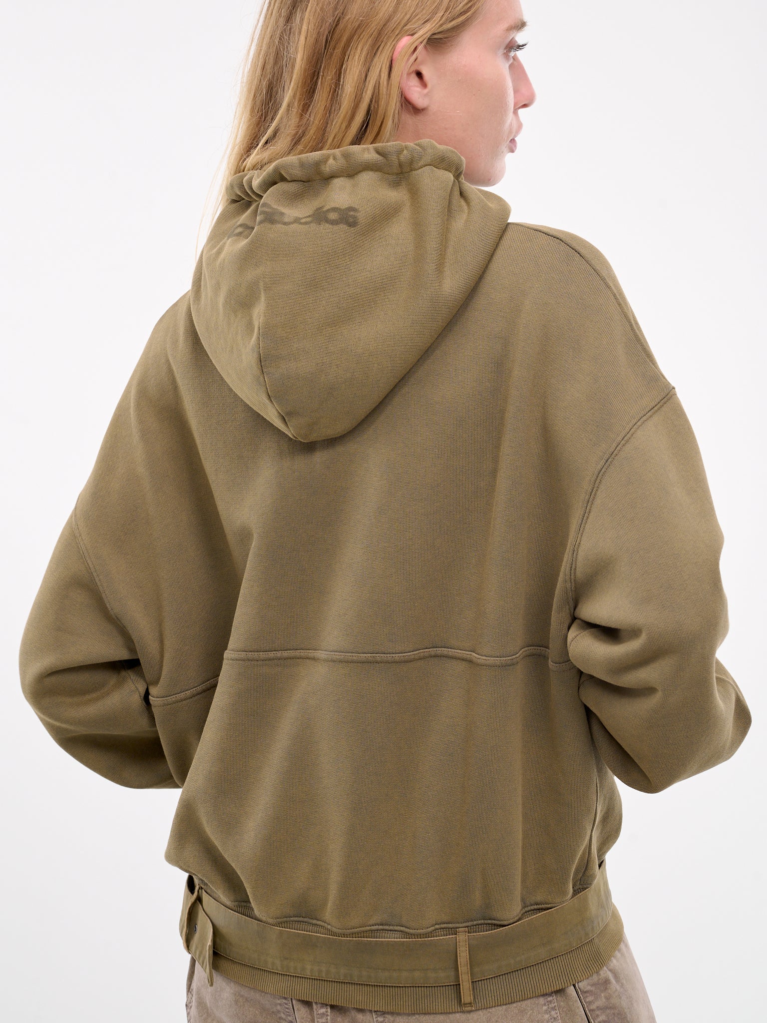 Blurred Logo Hoodie (AI0156-DLD-MUD-BROWN)