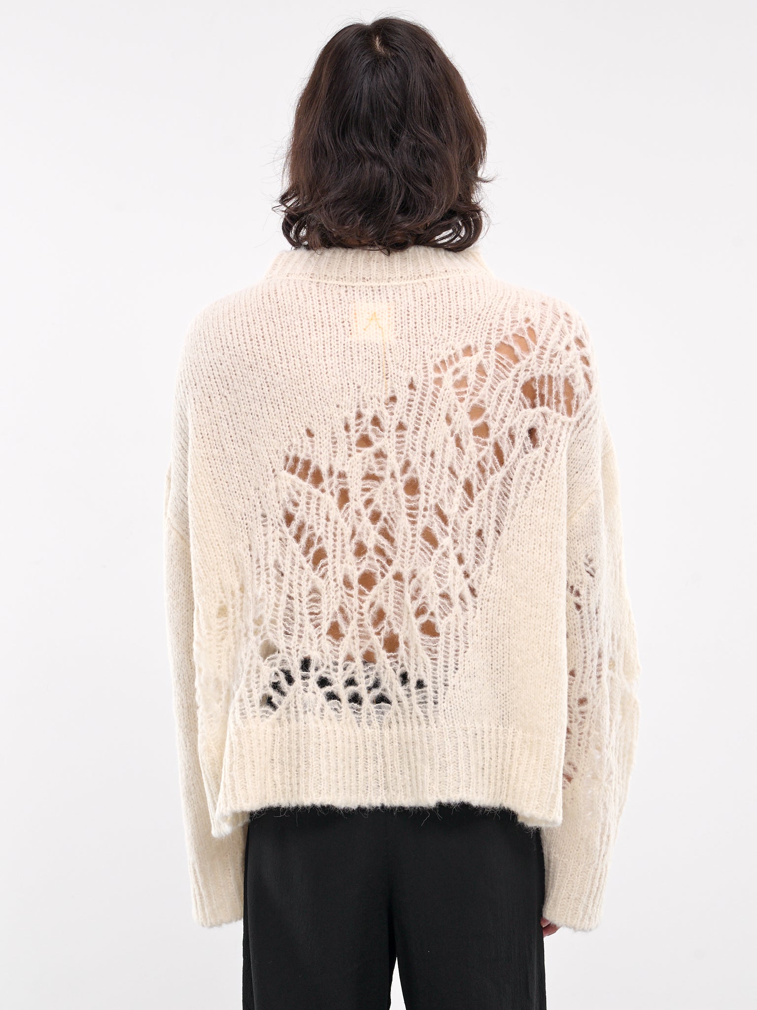 Alpaca Knit Sweater (AIR04N101-2-NATURAL)