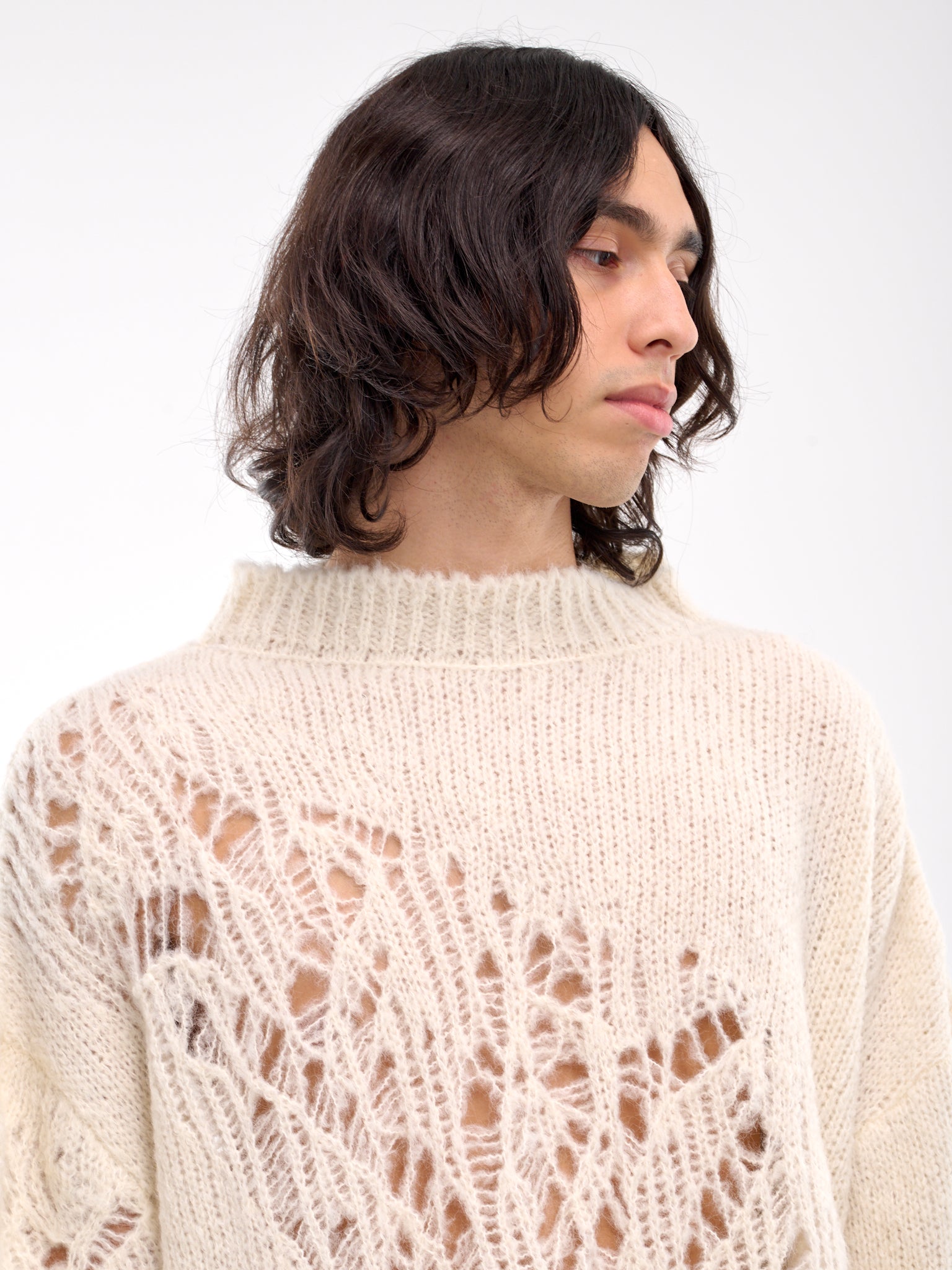 Alpaca Knit Sweater (AIR04N101-2-NATURAL)