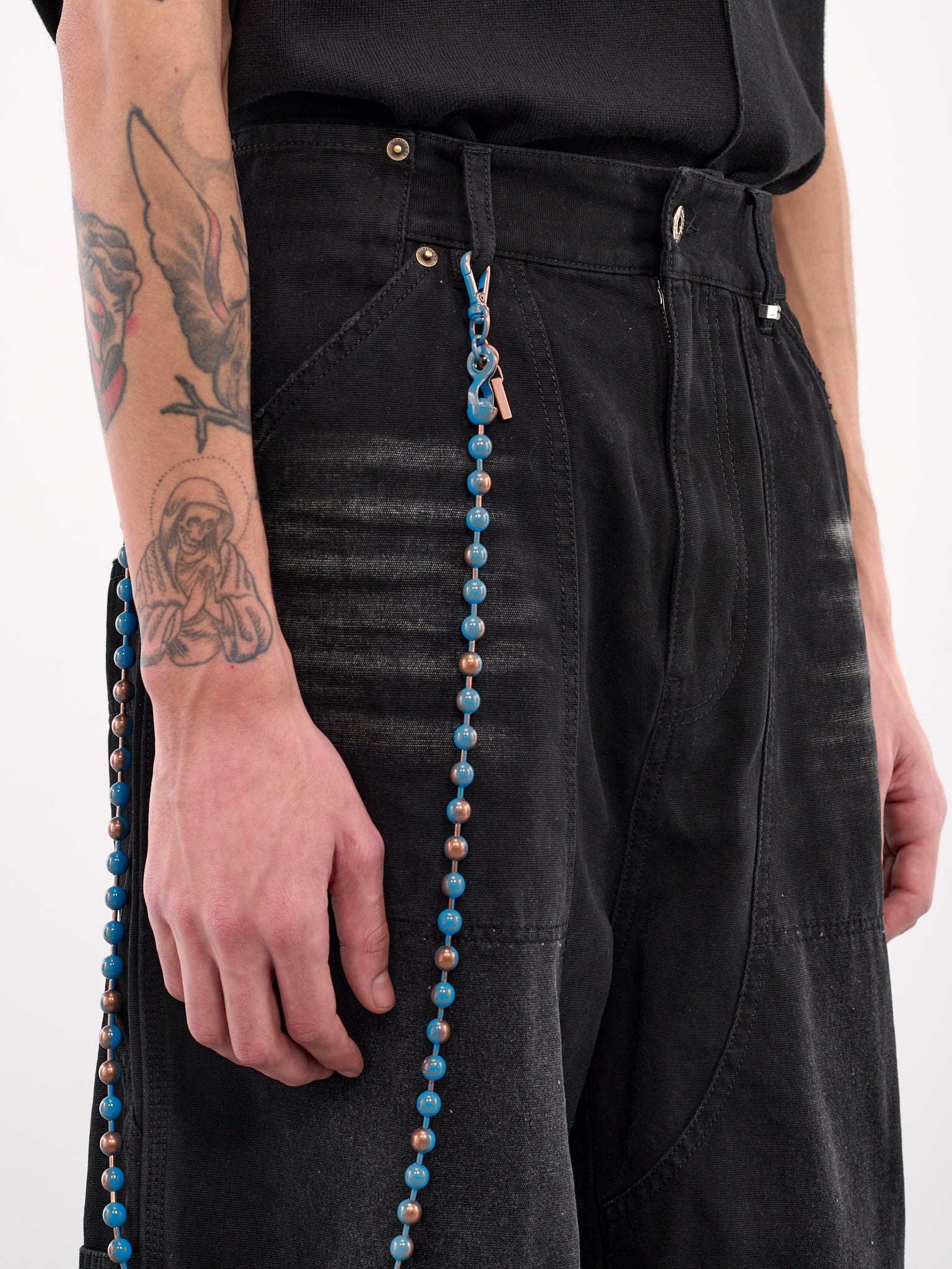 Colored Wallet Ball Chain (AJ0-25-588-BLUE)