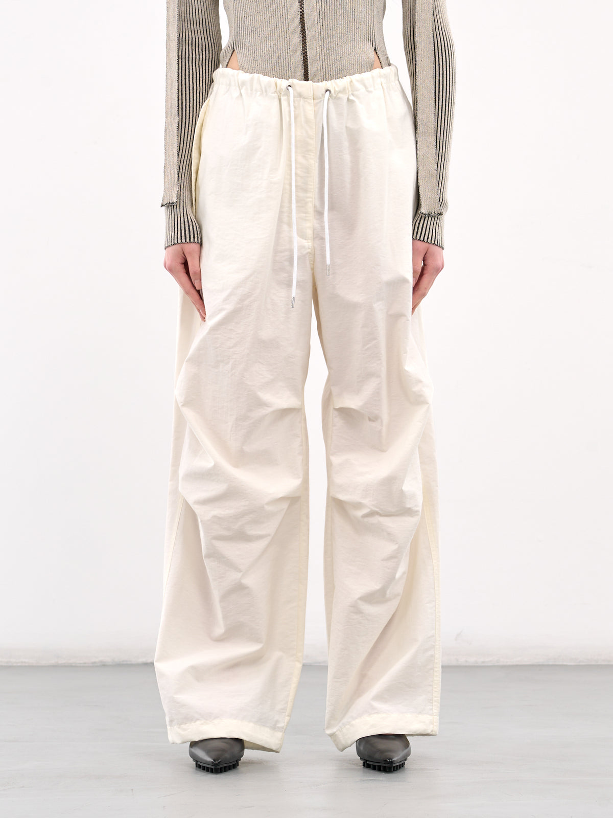 Relaxed Fit Trousers (AK0824-WHITE)