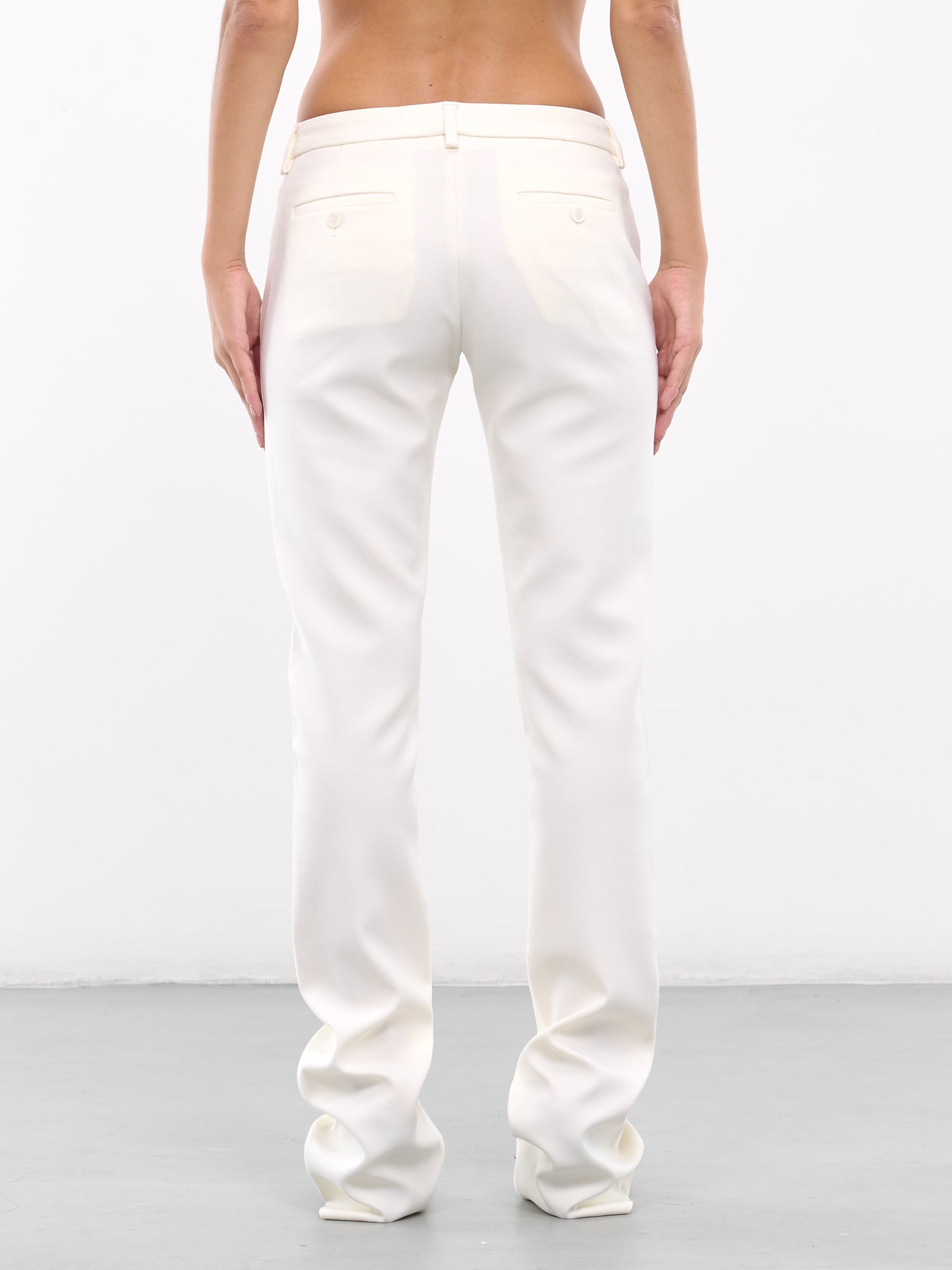 Tailored Pants (AK0836-DBG-CREAM-WHITE)