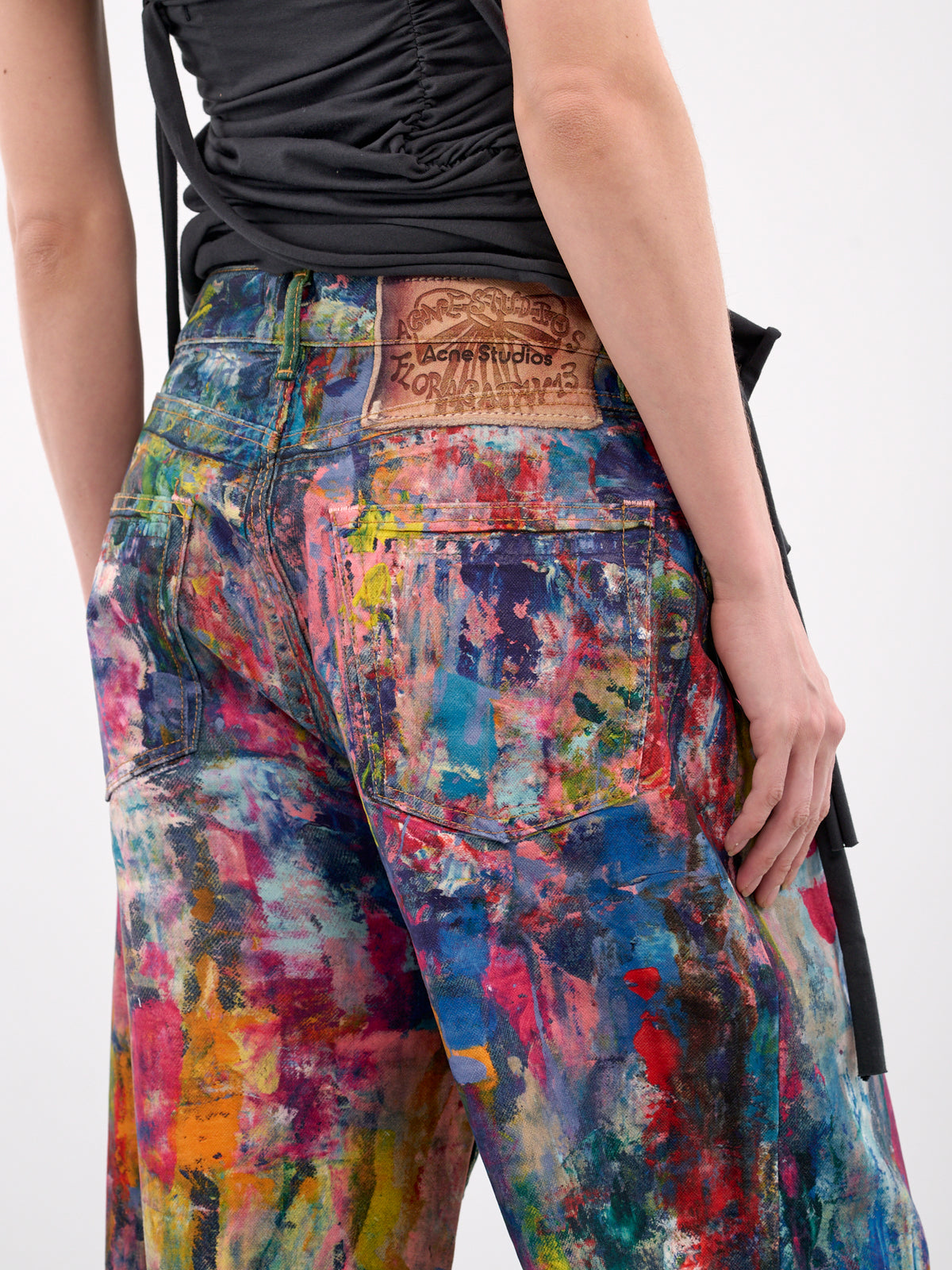 1981 Wide Leg Jeans (AK0898-BLUE-MULTI)