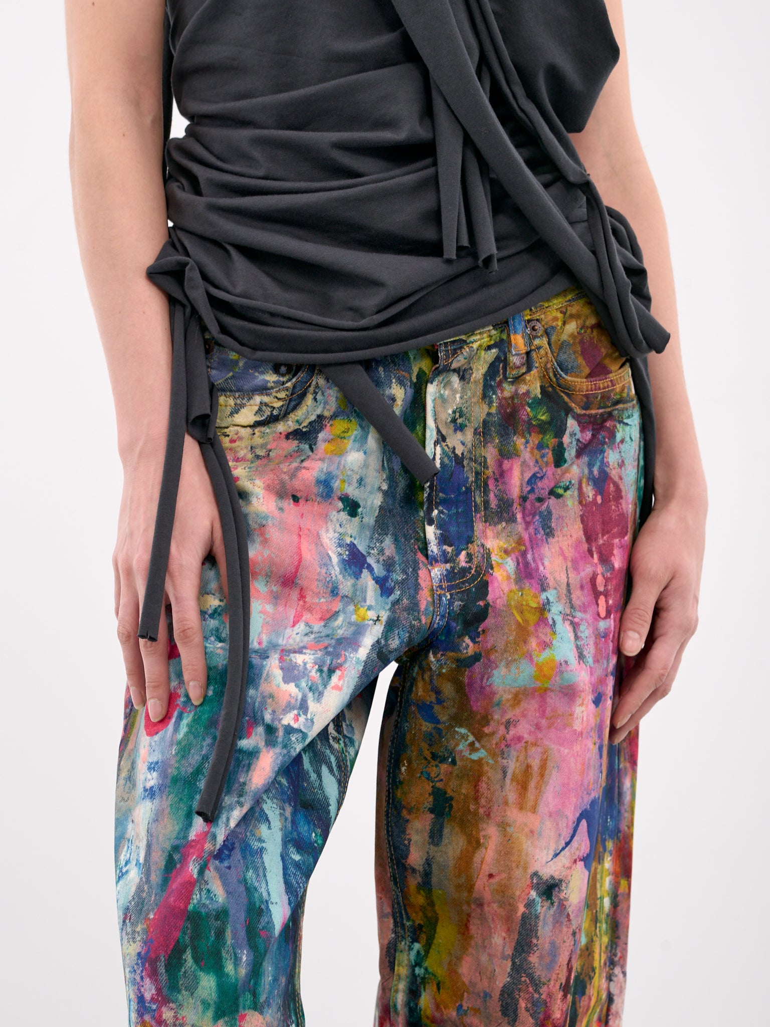 1981 Wide Leg Jeans (AK0898-BLUE-MULTI)