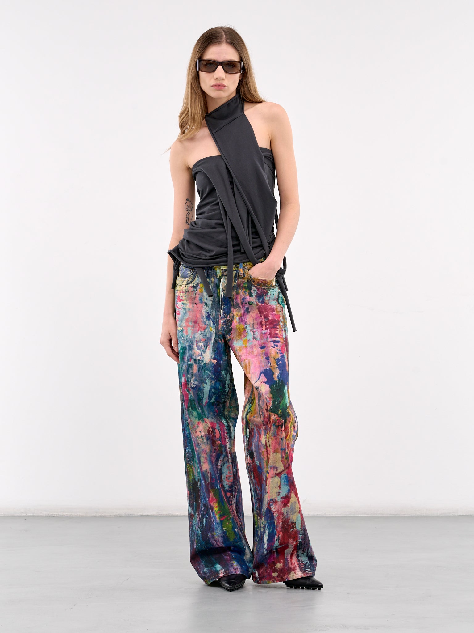 1981 Wide Leg Jeans (AK0898-BLUE-MULTI)