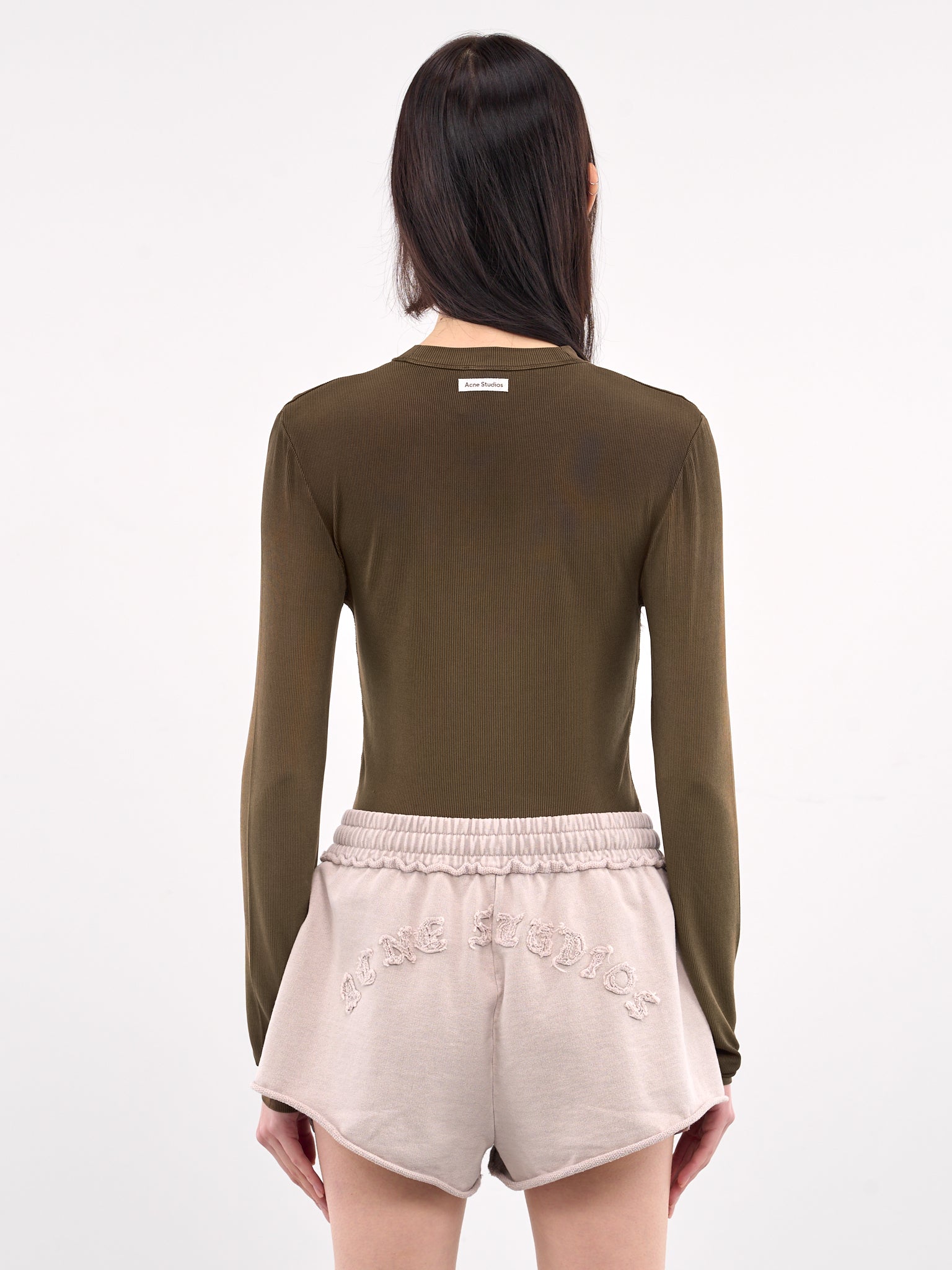 Ribbed Long Sleeve Tee (AL0438-MUD-BROWN)