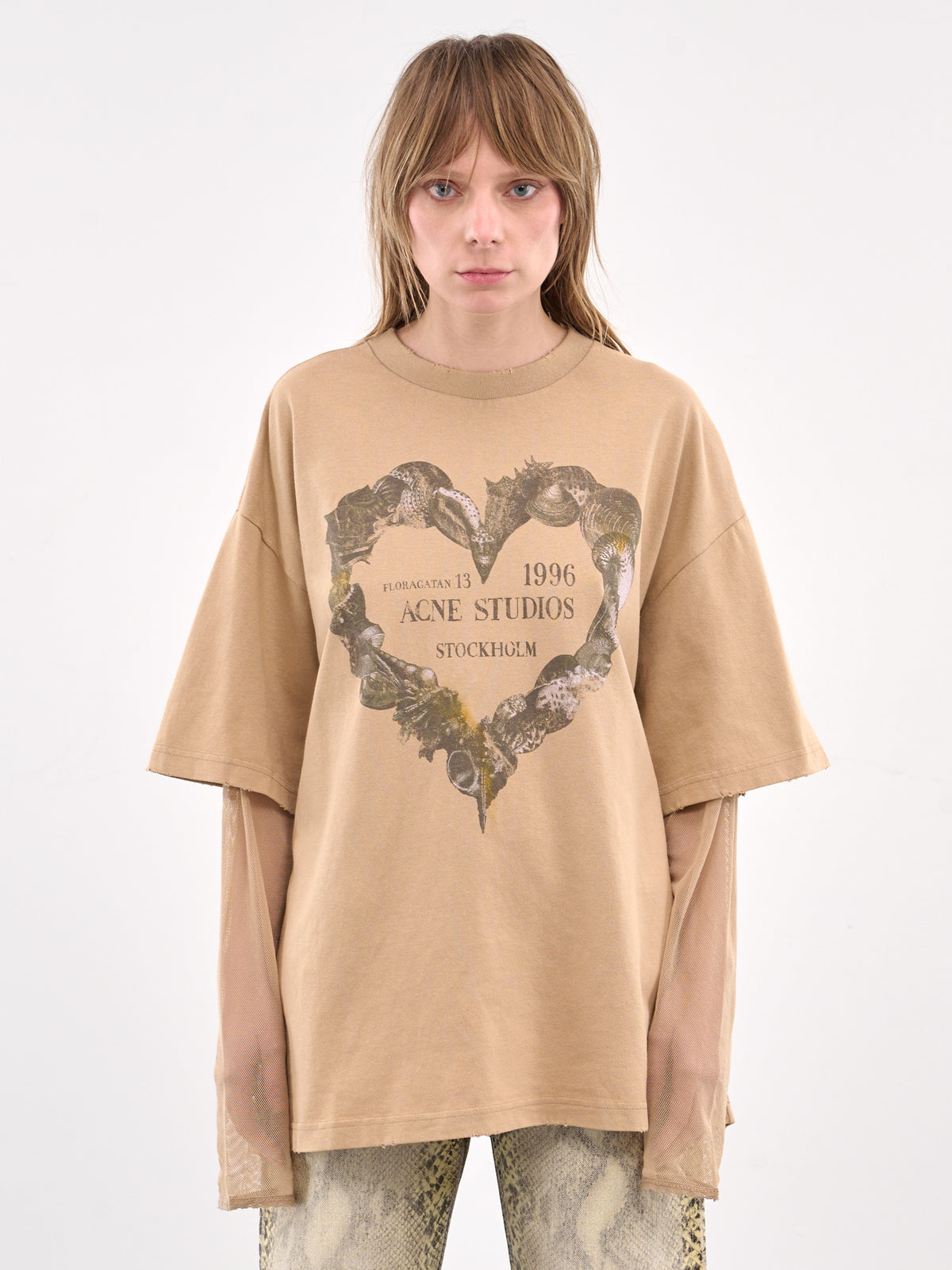 Layered Graphic Tee (AL0454-SAND-BEIGE)