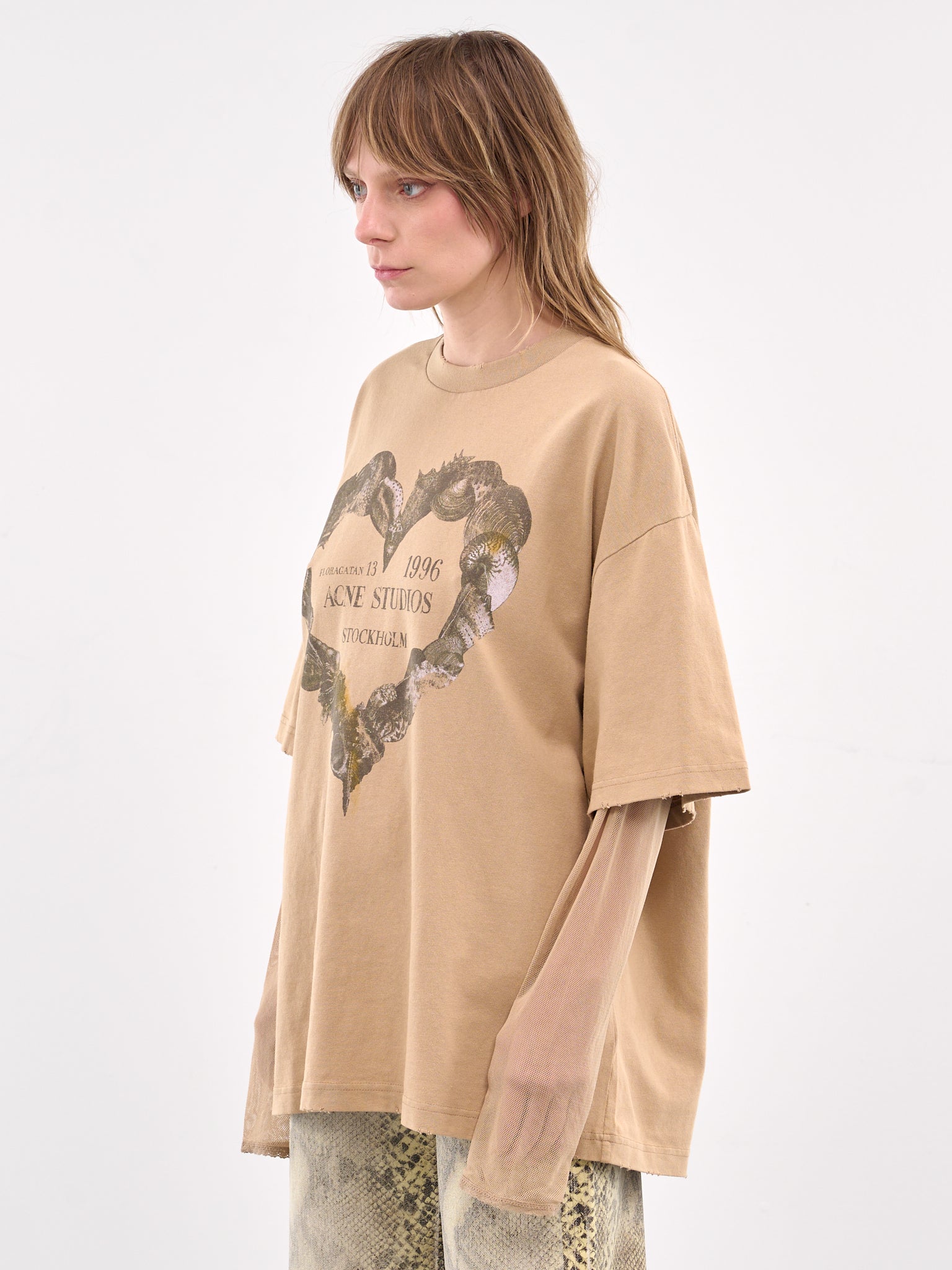 Layered Graphic Tee (AL0454-SAND-BEIGE)