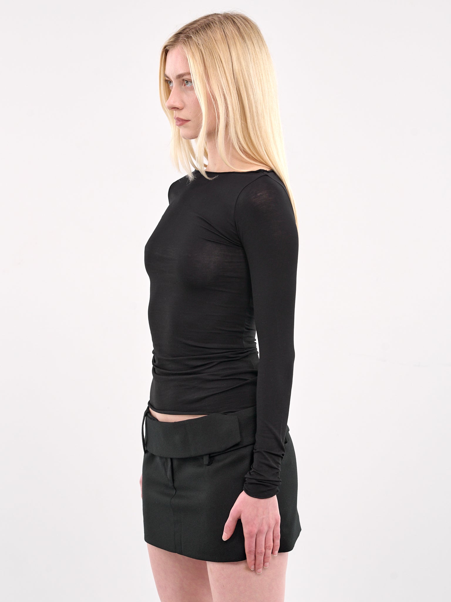 Boatneck Long Sleeve (AMBR2514-BLACK)