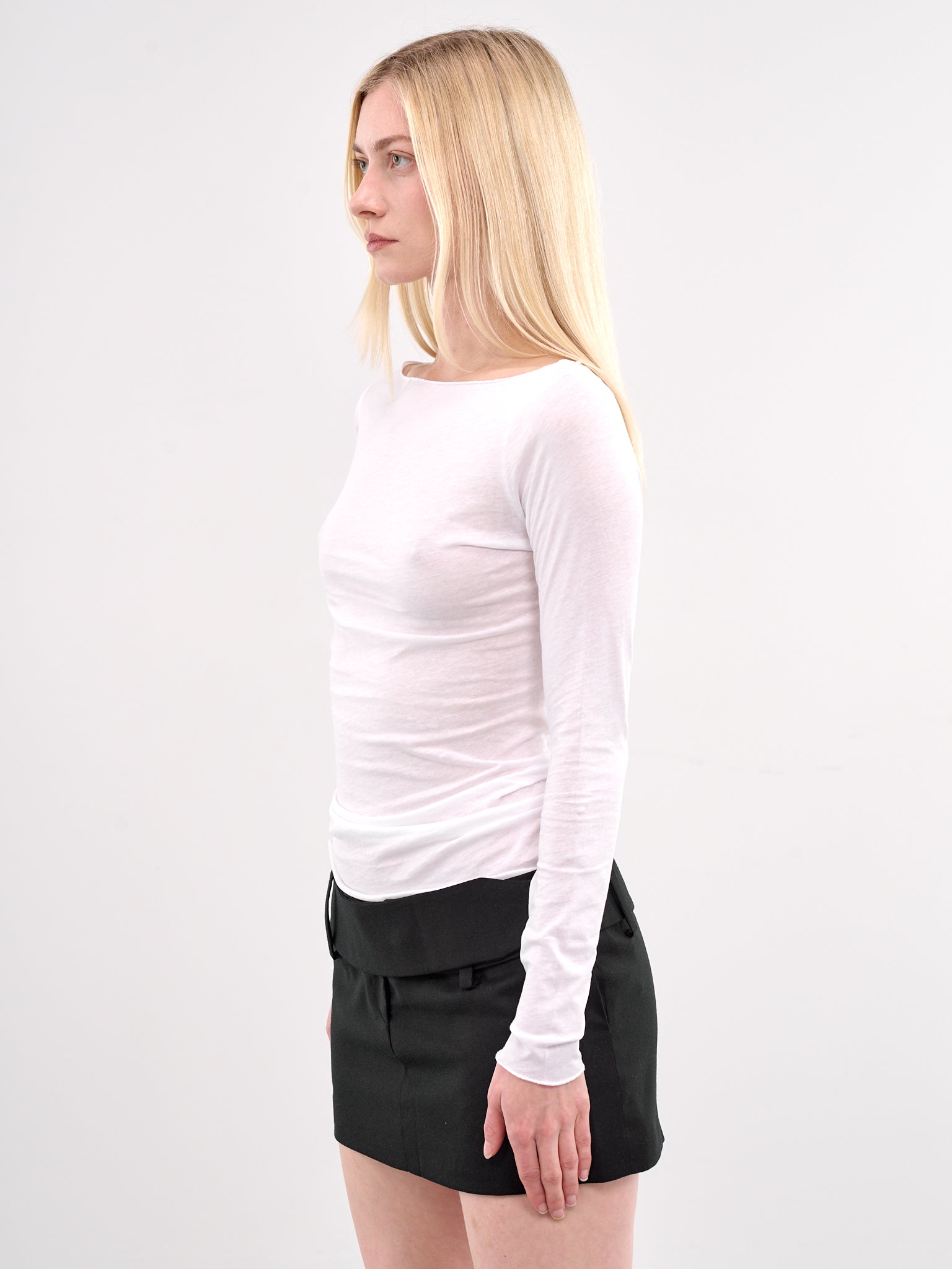 Boatneck Long Sleeve (AMBR2514-WHITE)