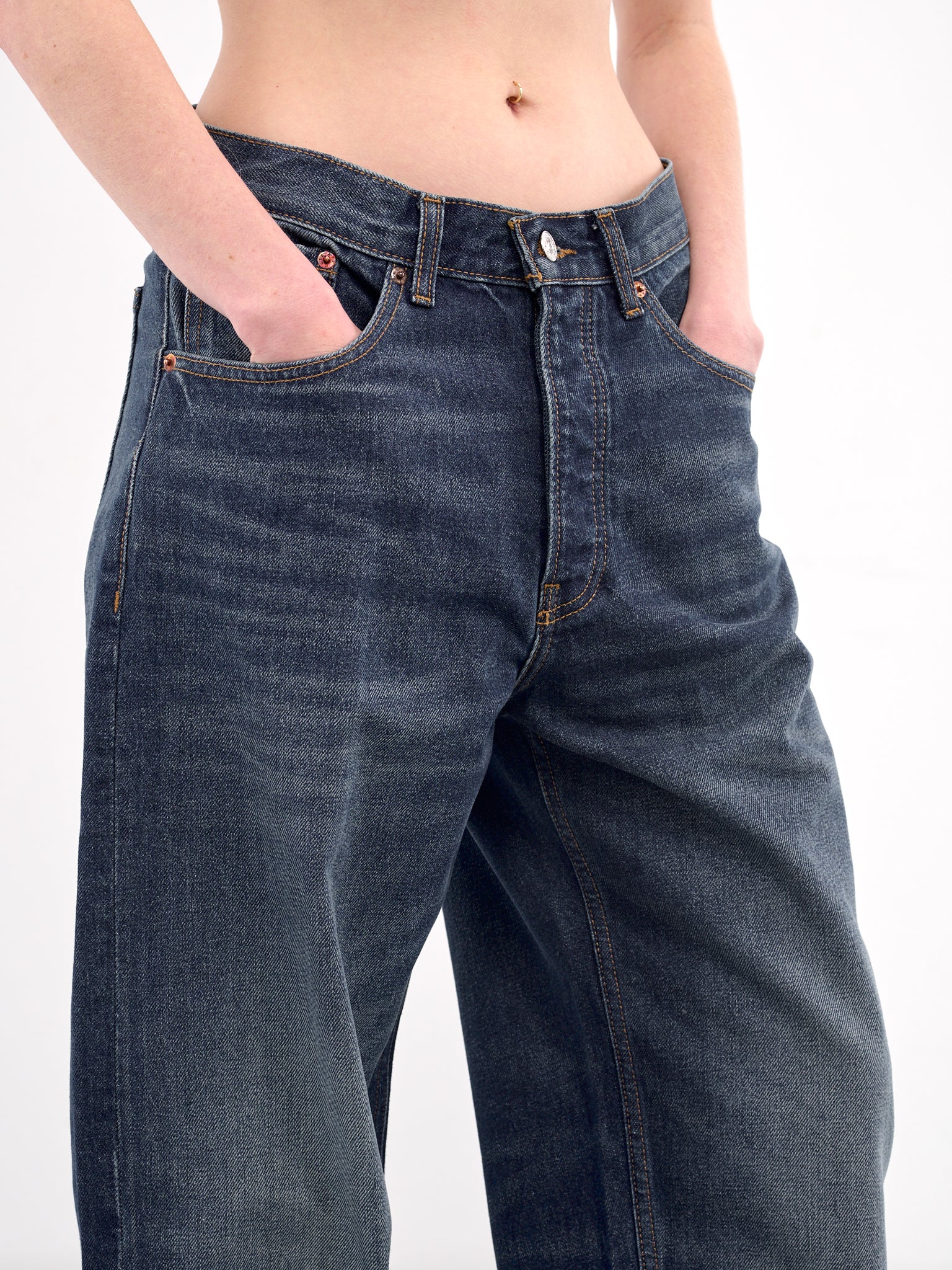 Baggy Jeans (AMBR2540-TRUE-BLUE)