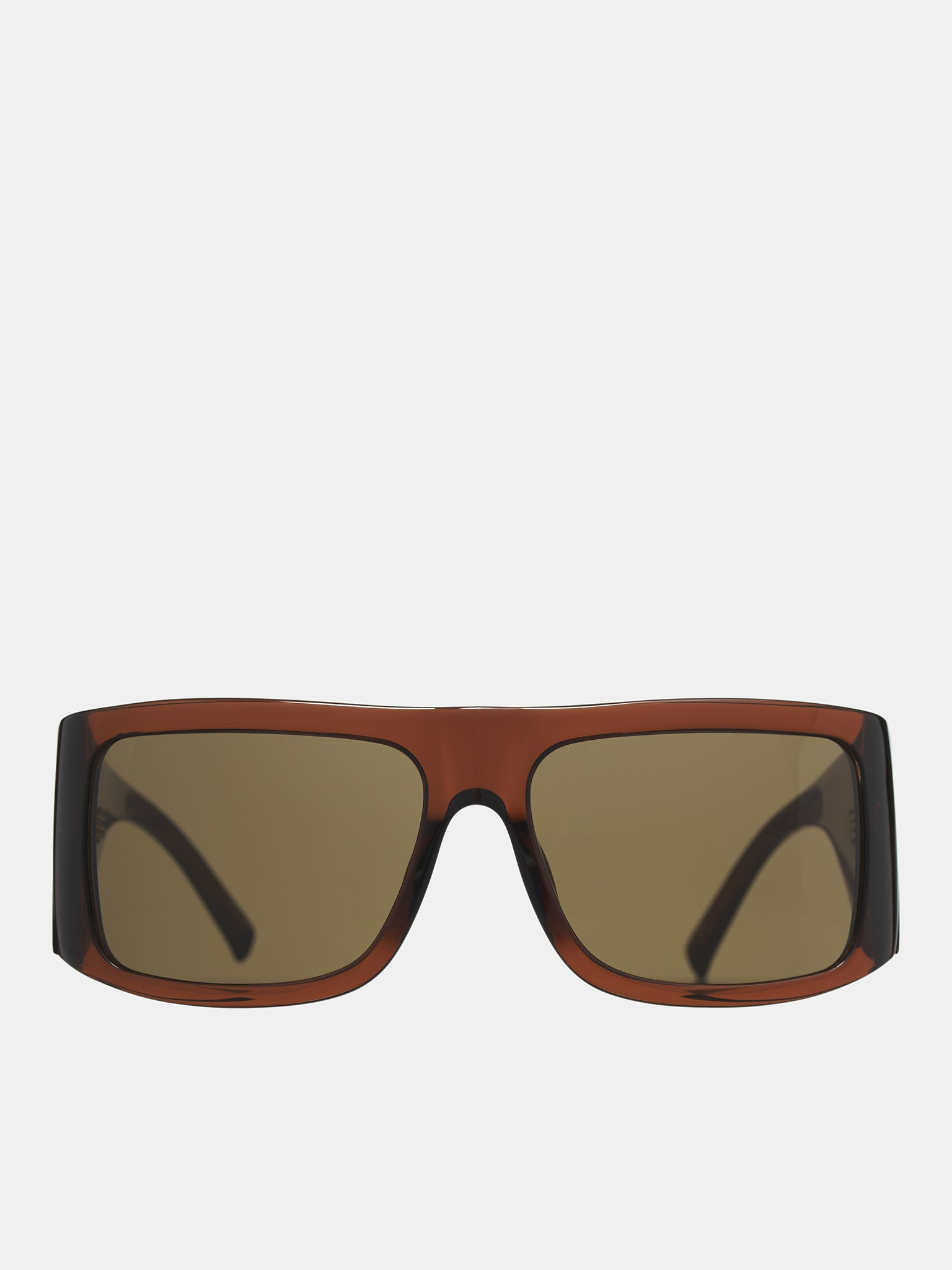 Attico Andre Oversized Sunglasses (ANDRE-BROWN-GOLD-BROWN)