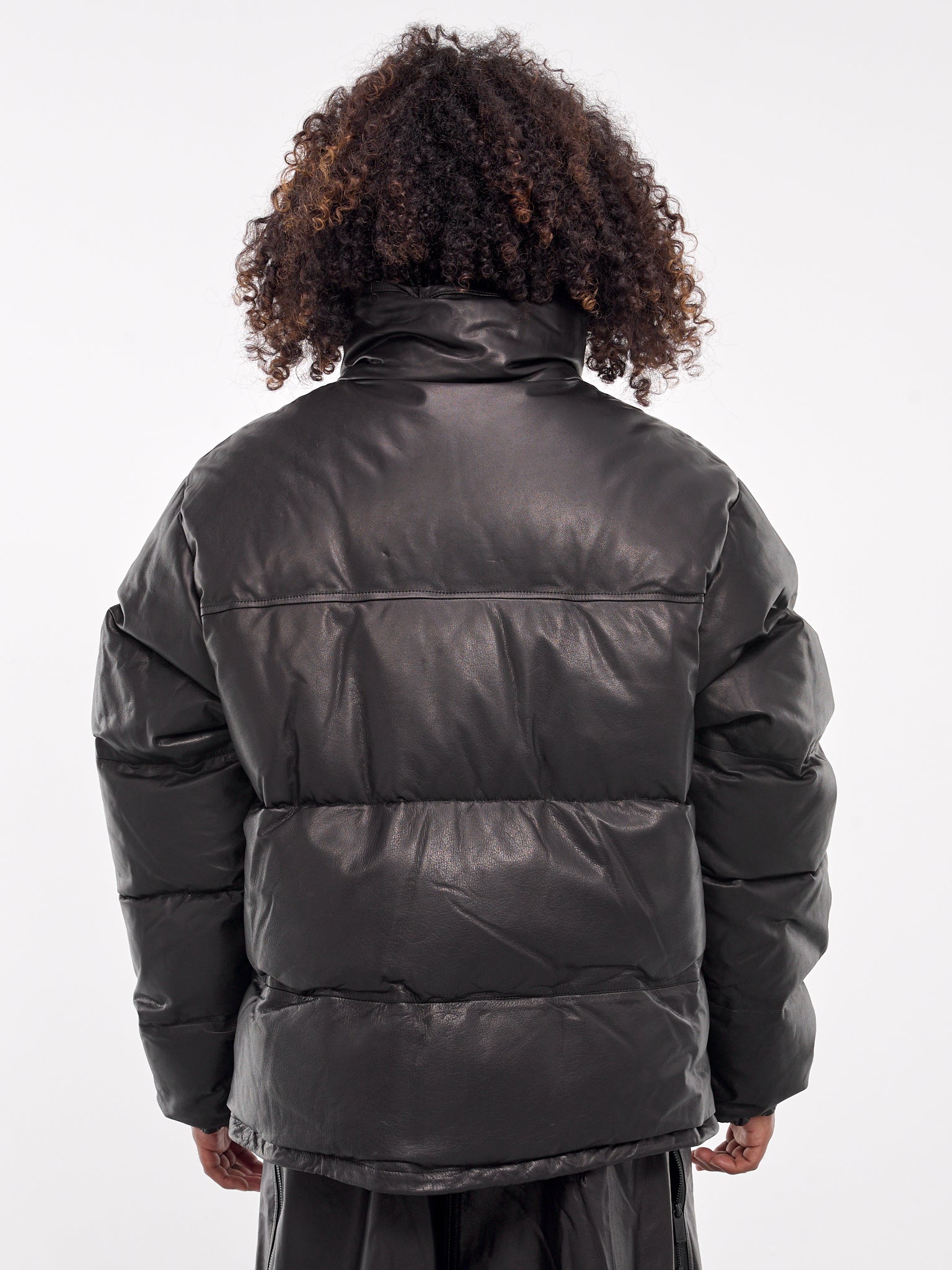 A LEATHER Leather Puffer Jacket | H. Lorenzo - back