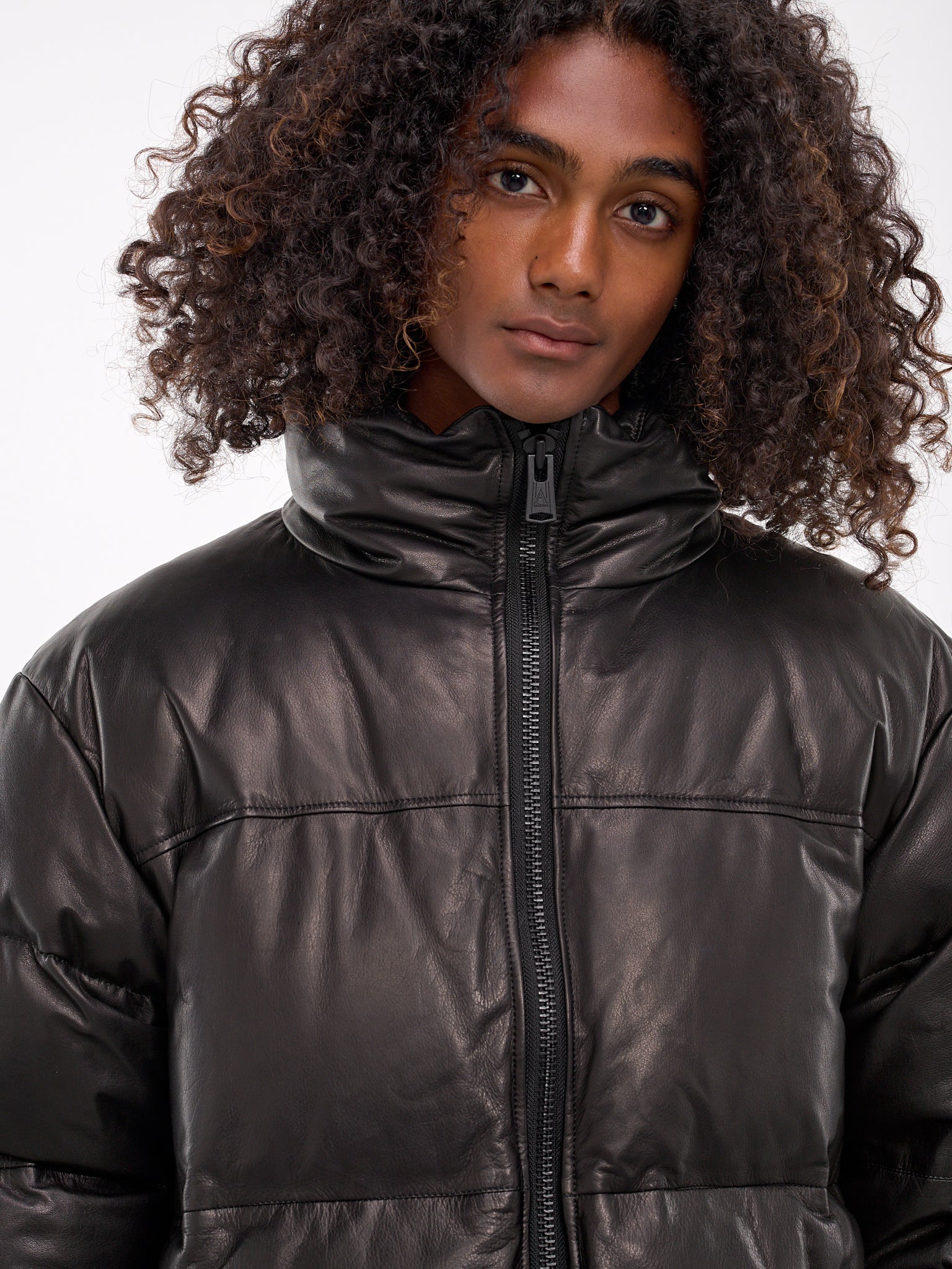 A LEATHER Leather Puffer Jacket | H. Lorenzo - detail 2