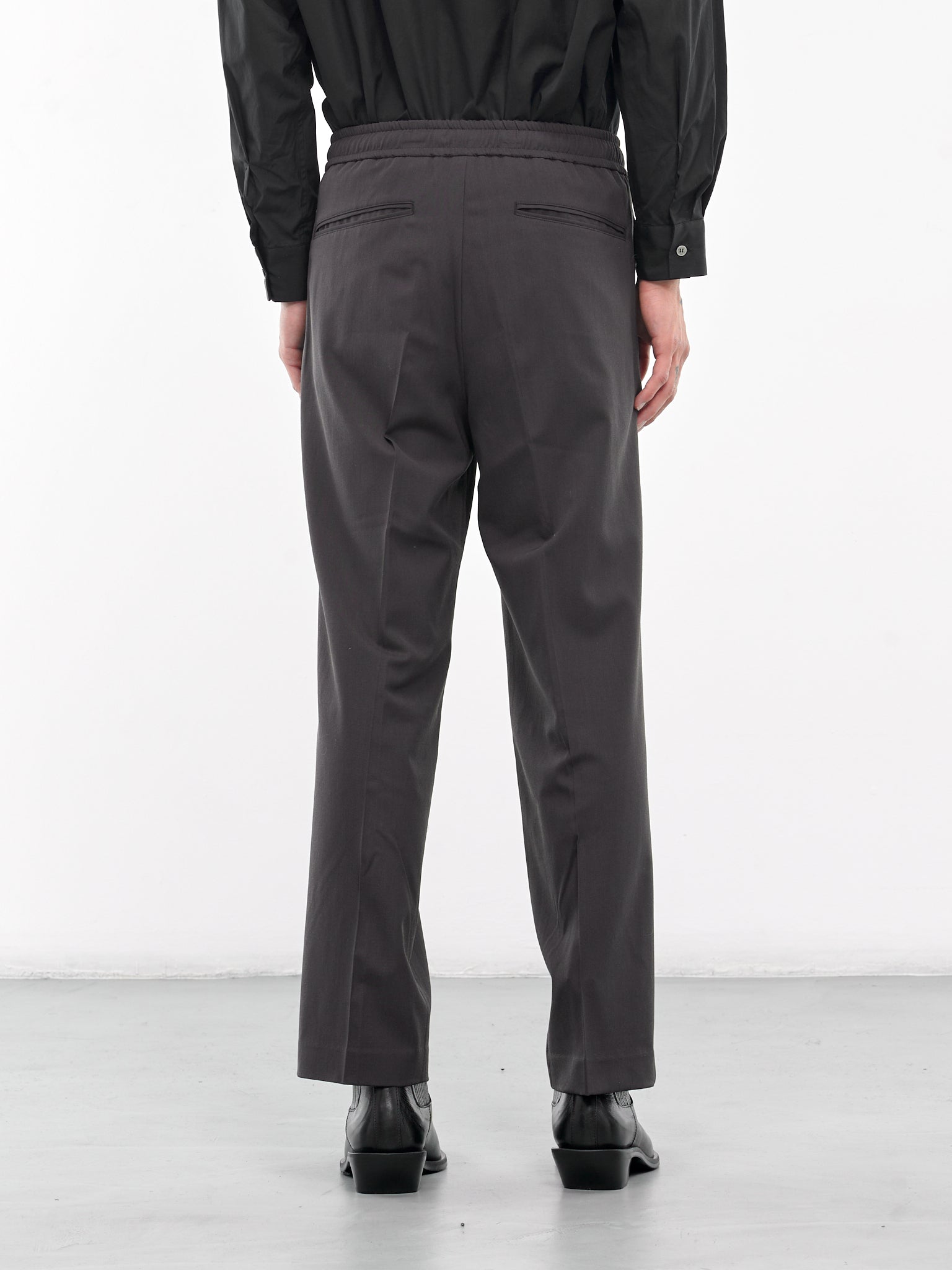 Drawstring Trousers (AP42-025-DARK-GRAY)