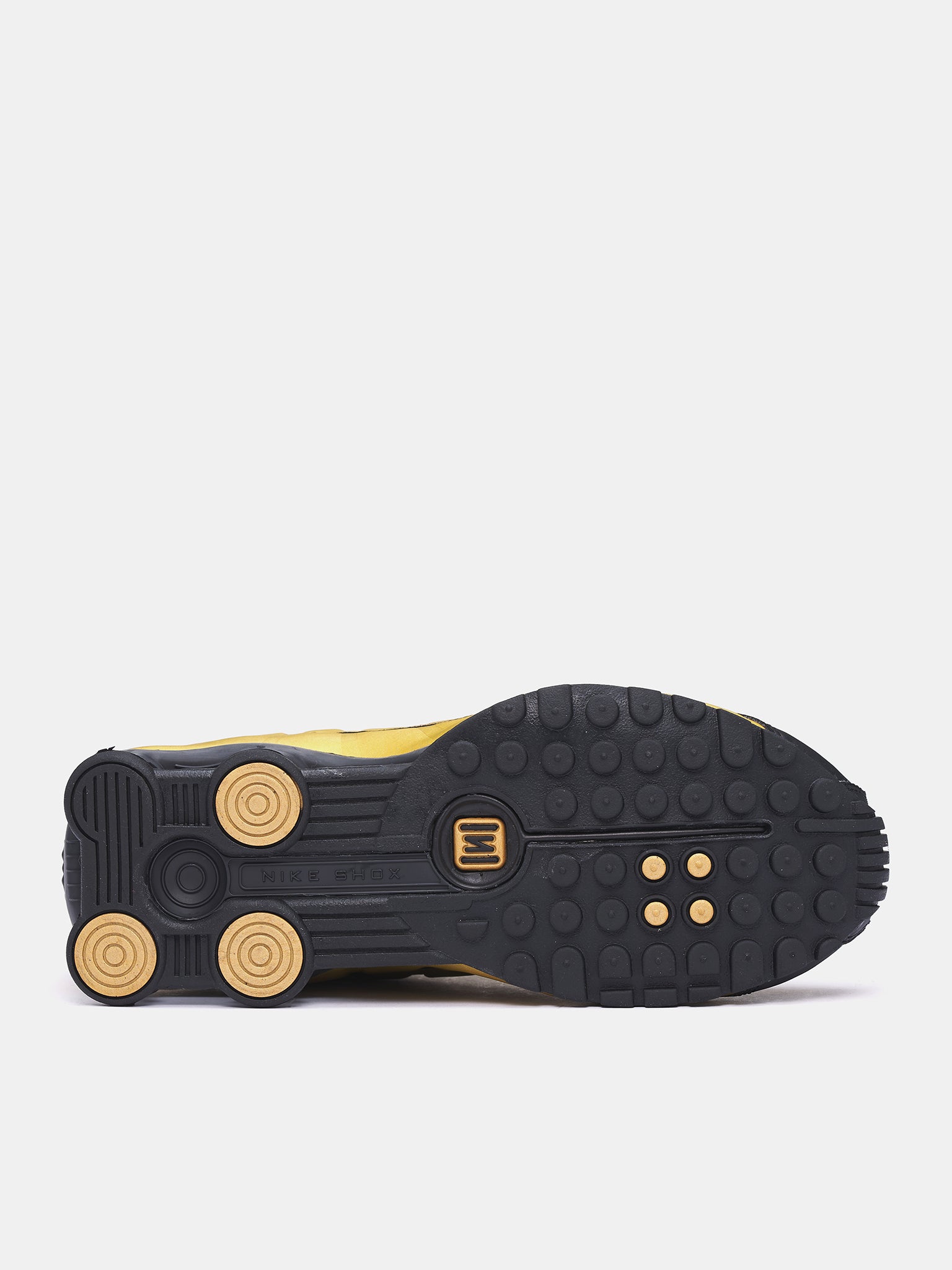 Shox R4 Sneakers (AR3565-005-BLACK-METALLIC-GOLD)